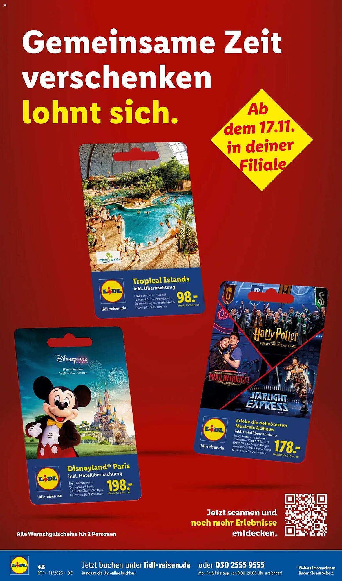 Lidl Reisen Prospekt (2025-11-12 - 2025-12-15)