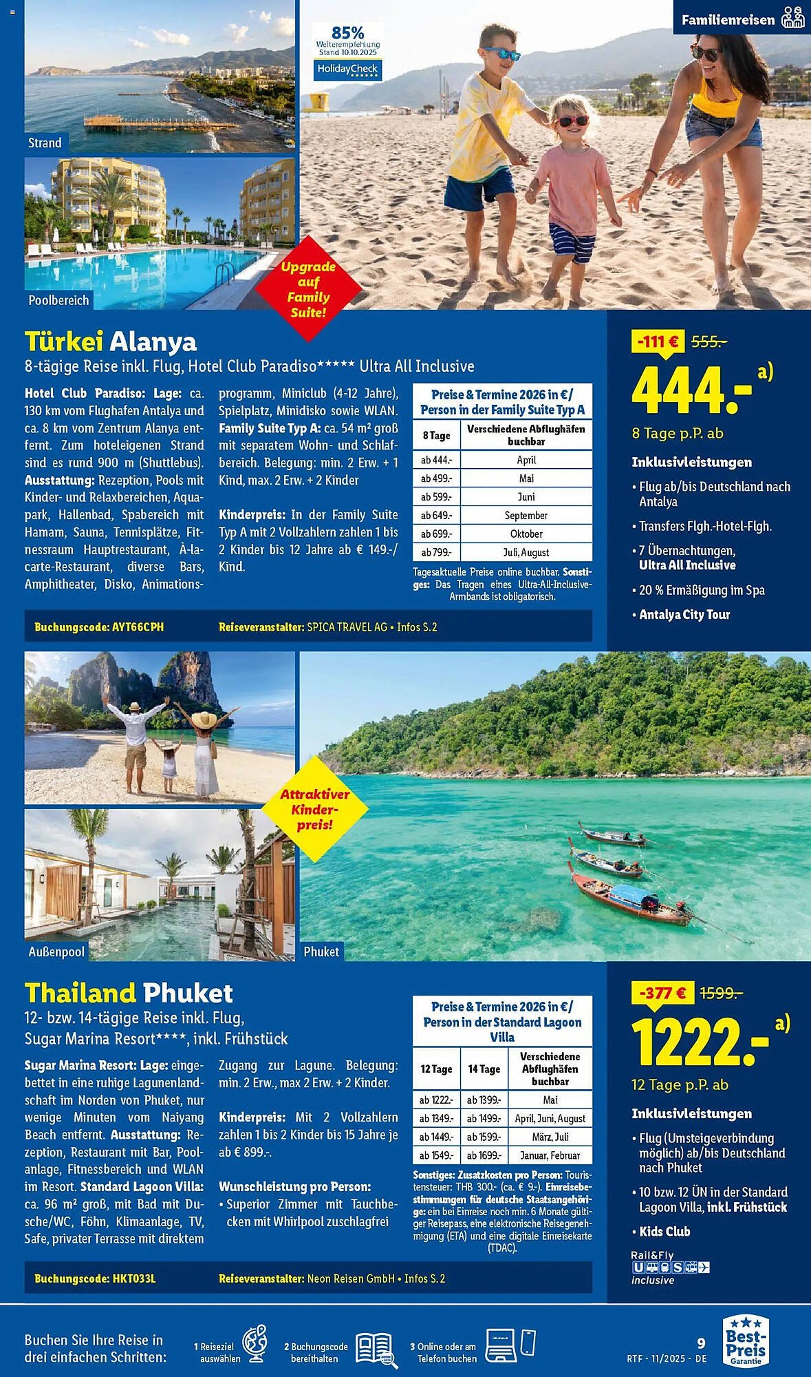 Lidl Reisen Prospekt (2025-11-12 - 2025-12-15)