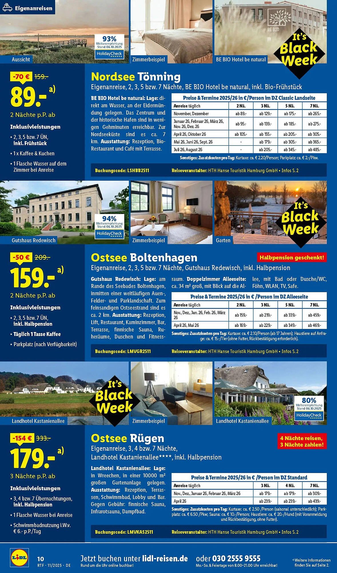 Lidl Reisen Prospekt (2025-11-12 - 2025-12-15)