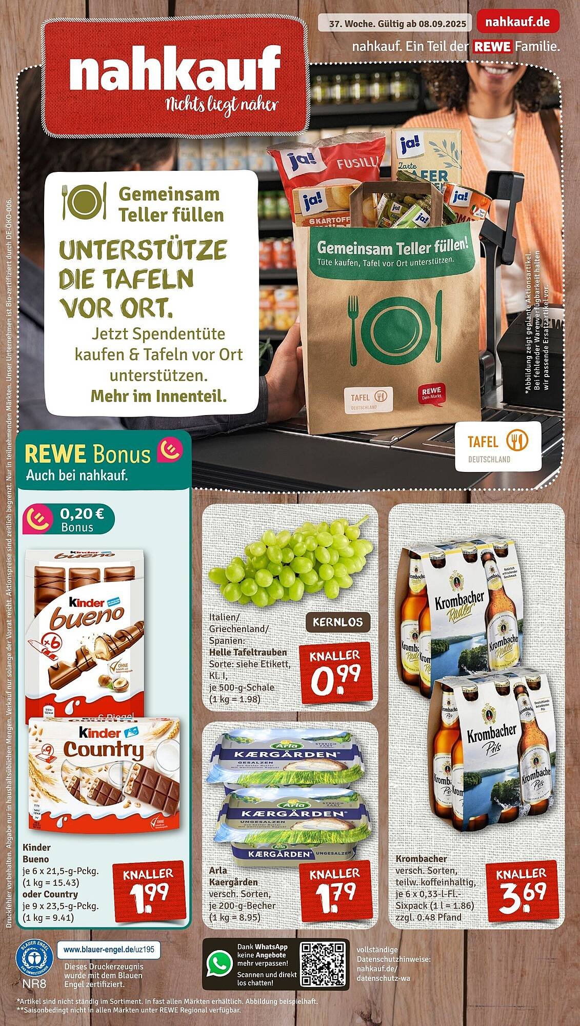 Nahkauf Prospekt (2025-09-08 - 2025-09-13) | 1