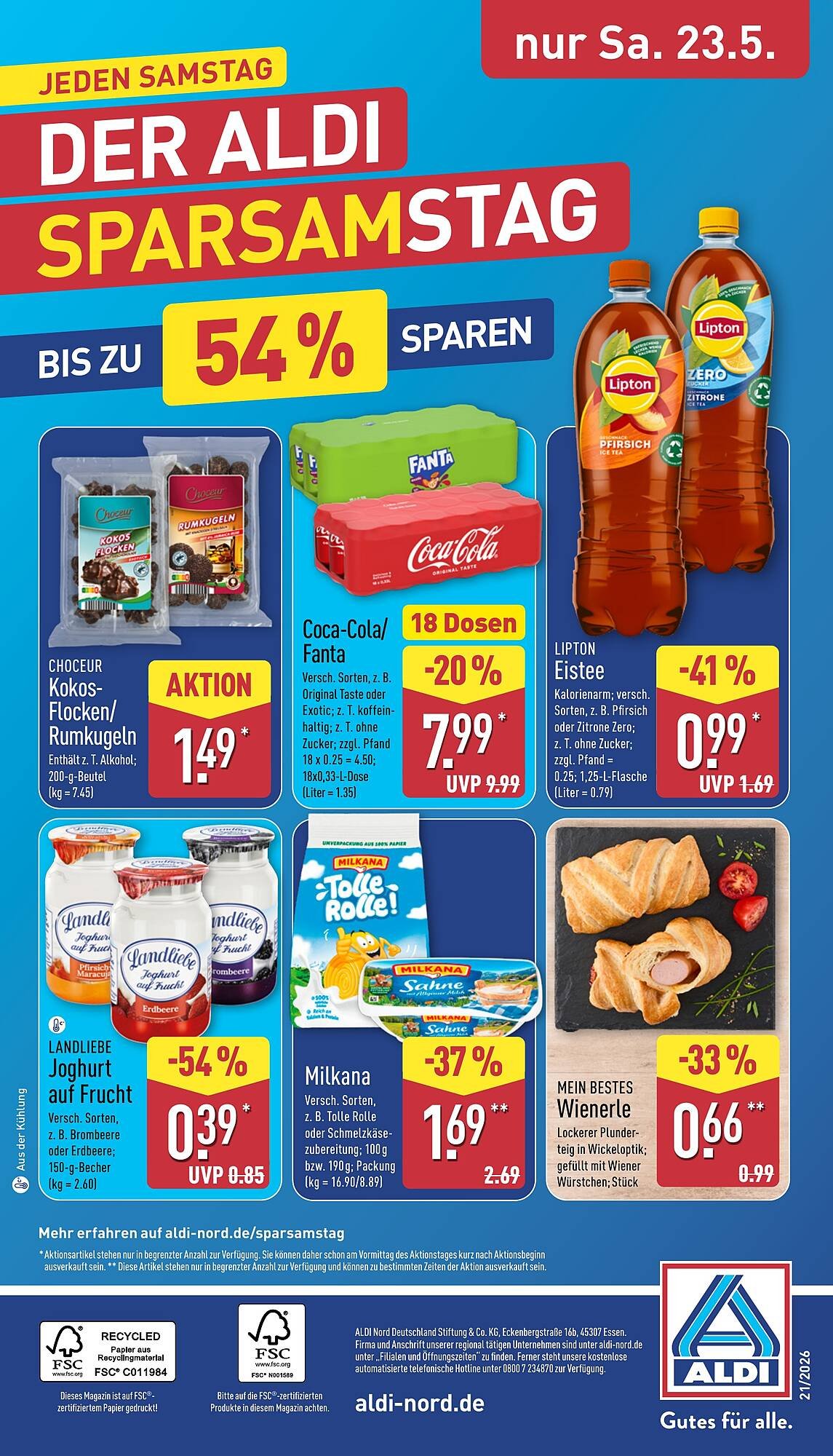 Aldi Nord Prospekt (2026-05-18 - 2026-05-23)