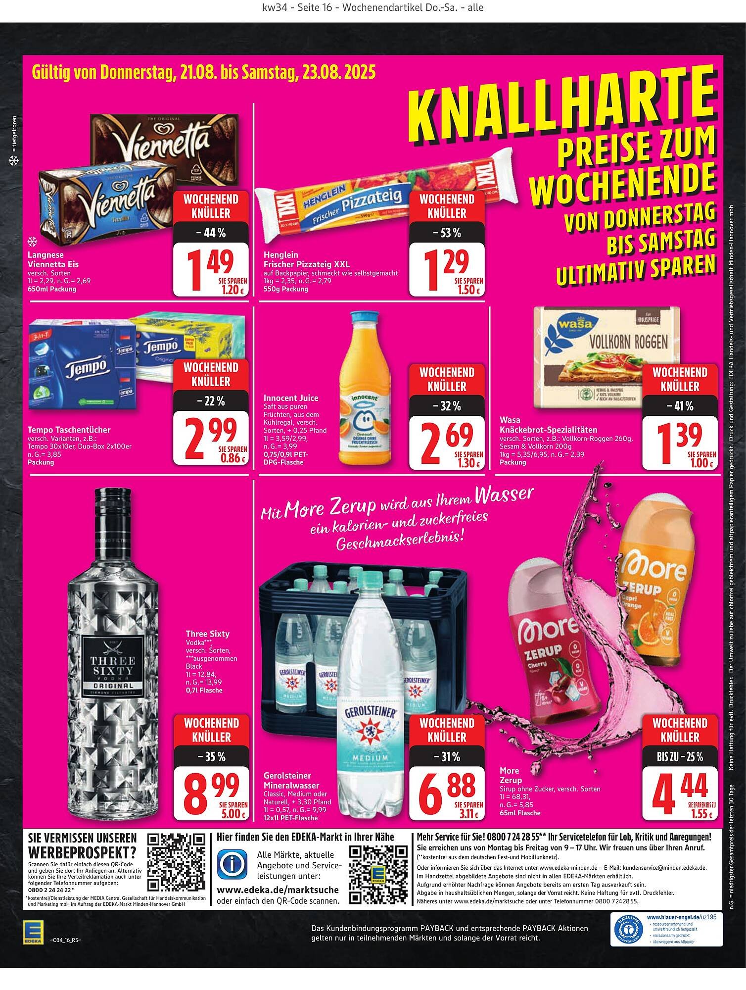 Edeka Prospekt (2025-08-18 - 2025-08-23) | 16