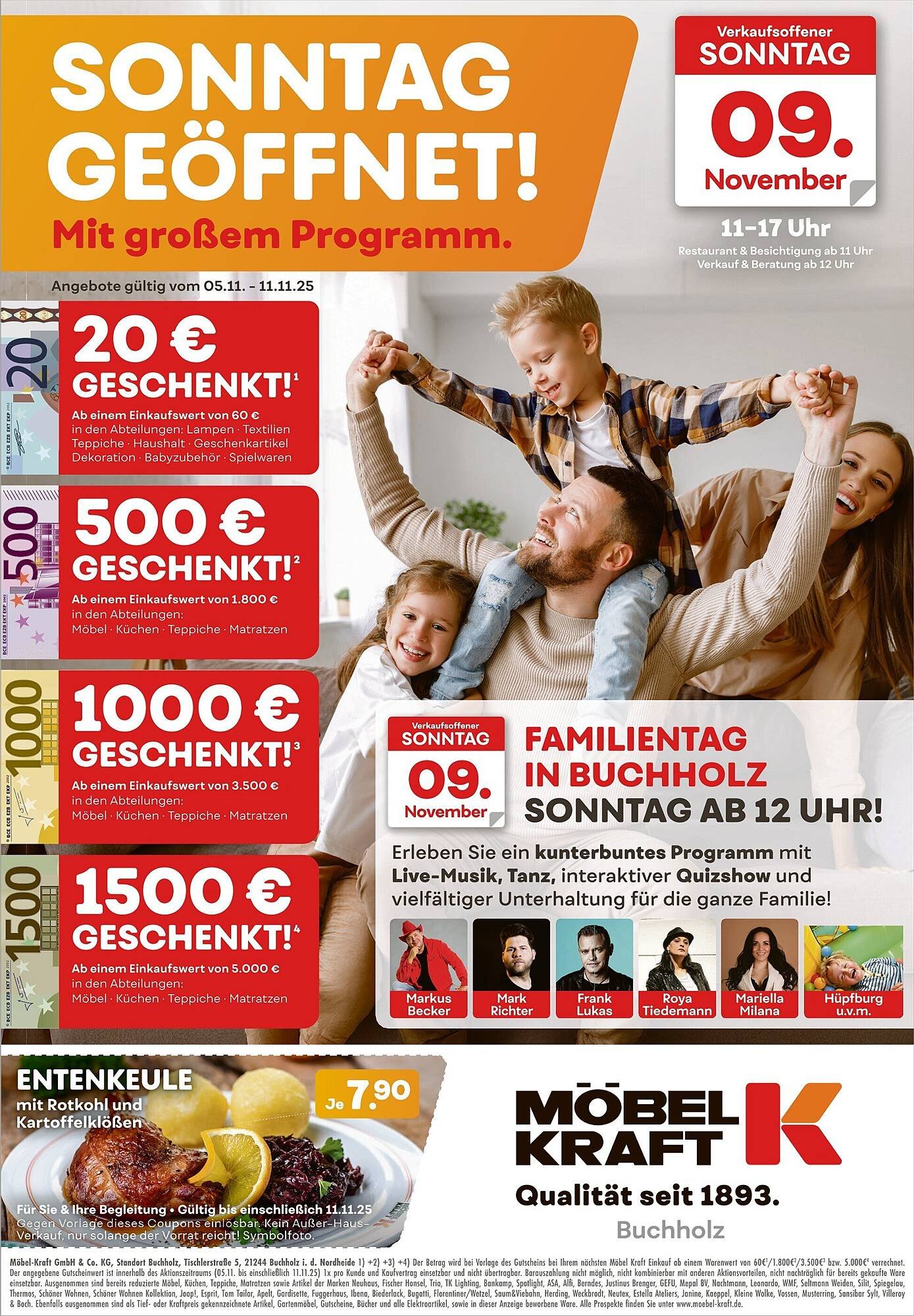 Möbel Kraft Prospekt (2025-11-05 - 2025-11-11) | 1
