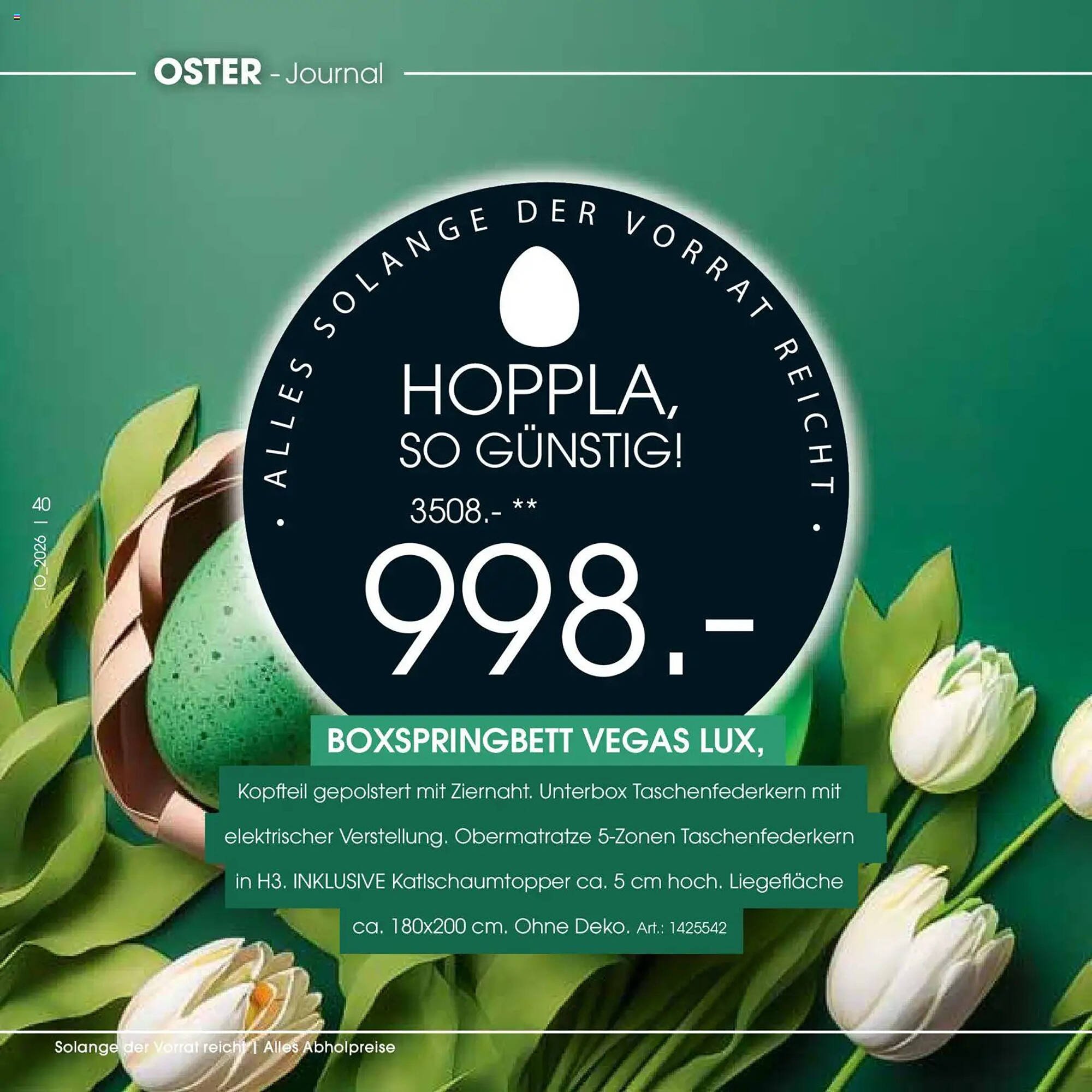 Zurbrüggen Prospekt (2026-03-23 - 2026-04-11)