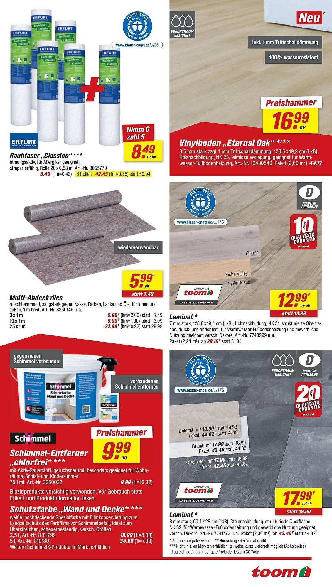 Toom Baumarkt Prospekt