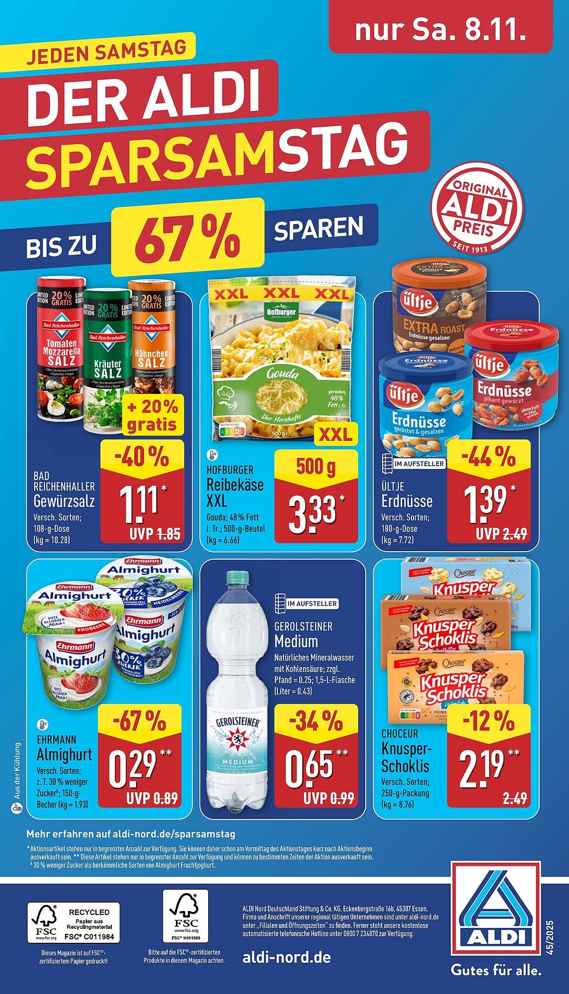 Aldi Nord Prospekt (2025-11-03 - 2025-11-08)