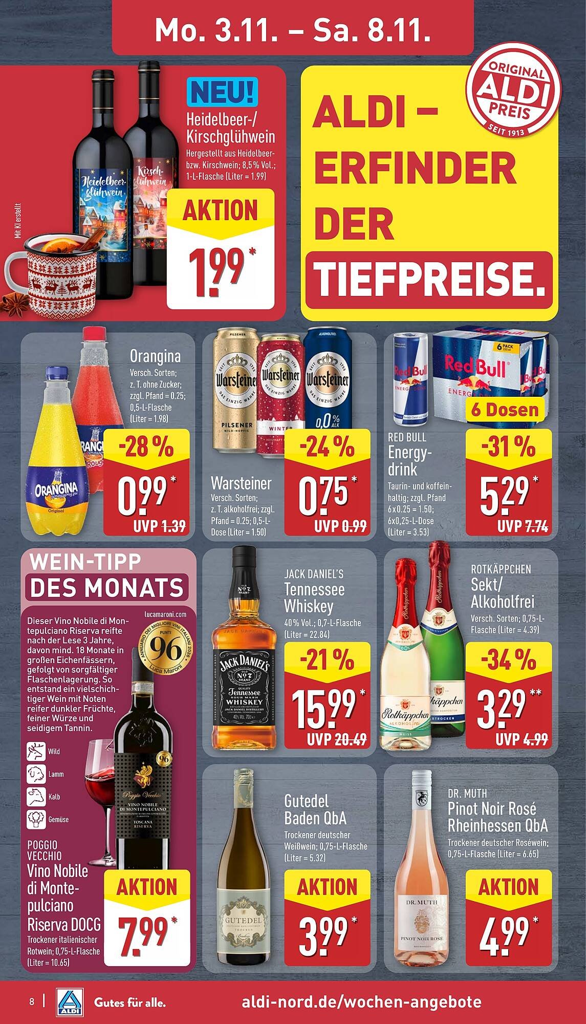 Aldi Nord Prospekt (2025-11-03 - 2025-11-08)