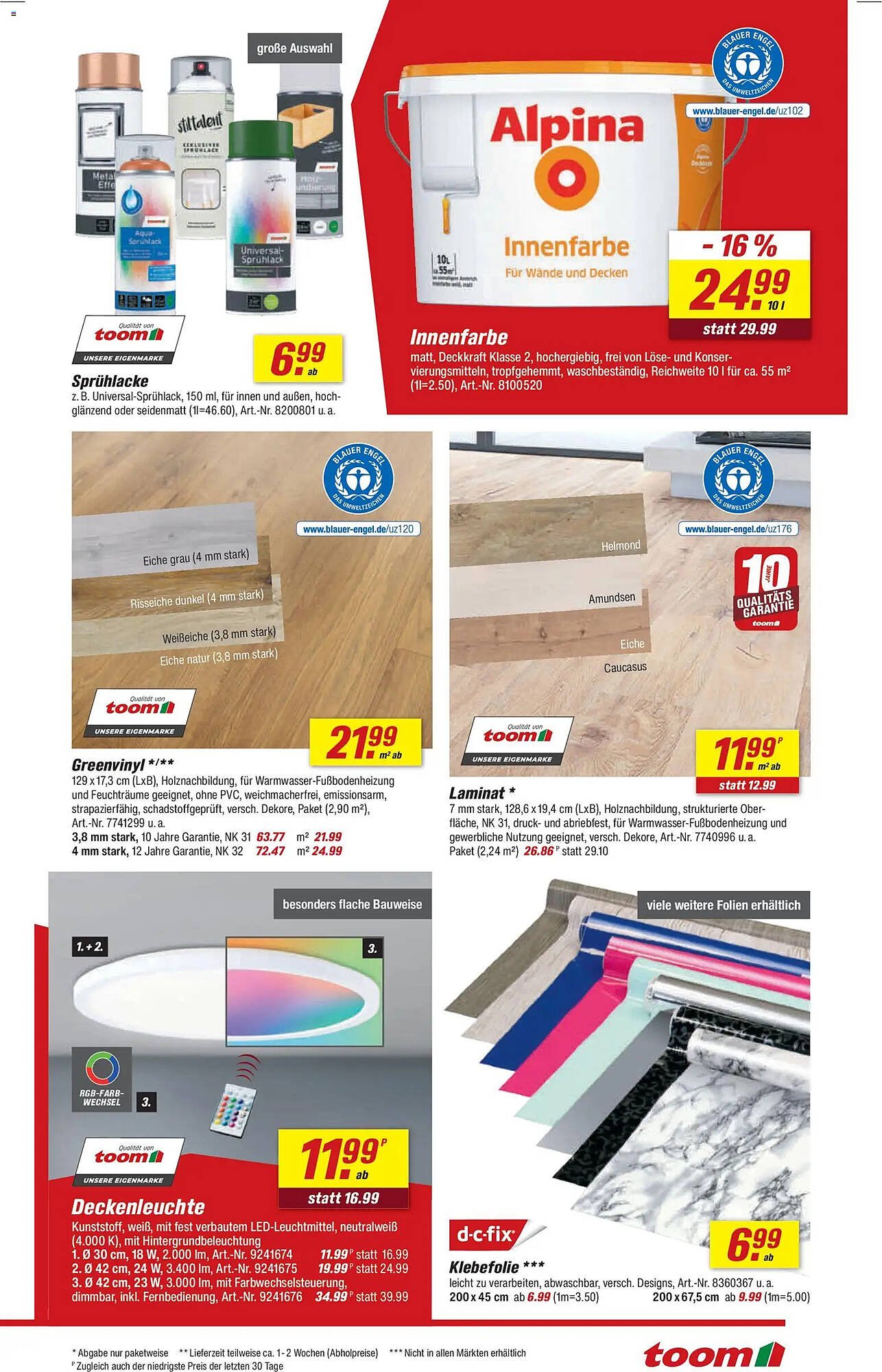 Toom Baumarkt Prospekt