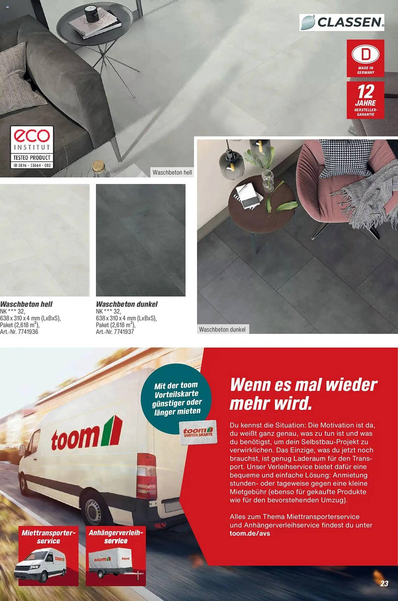 toom Baumarkt Prospekt (2025-08-21 - 2025-12-31) | 23