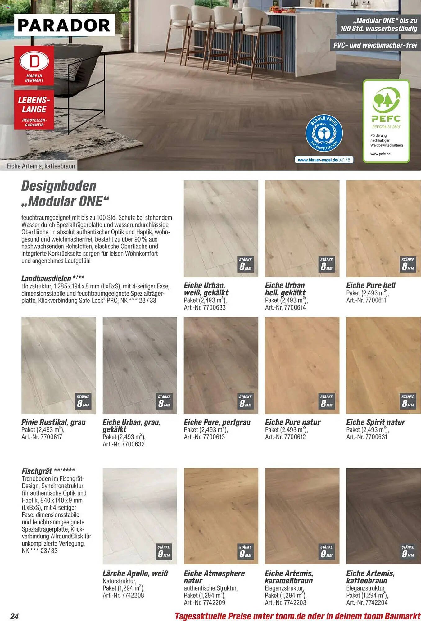 toom Baumarkt Prospekt (2025-08-21 - 2025-12-31) | 24