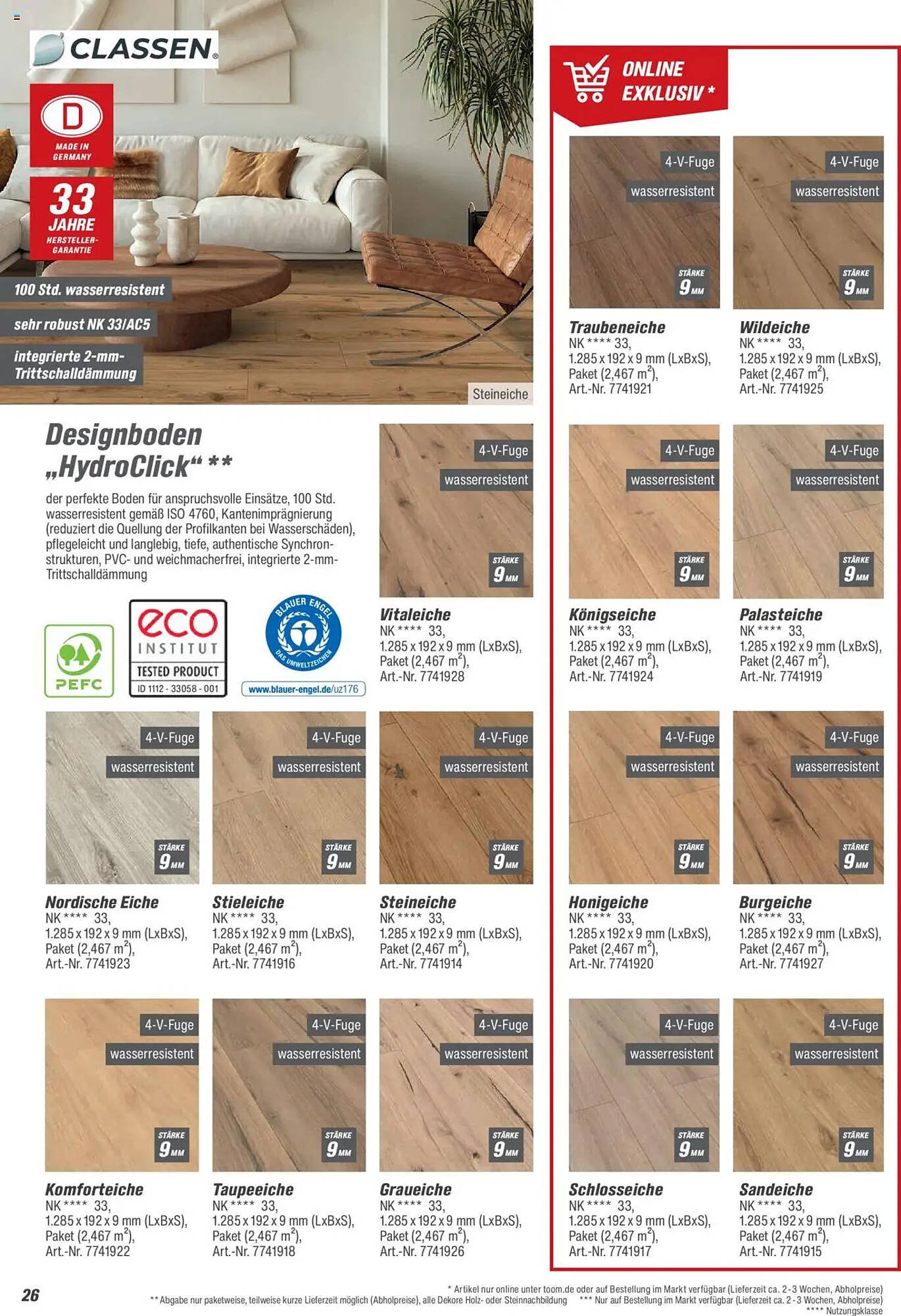 toom Baumarkt Prospekt (2025-08-21 - 2025-12-31) | 26