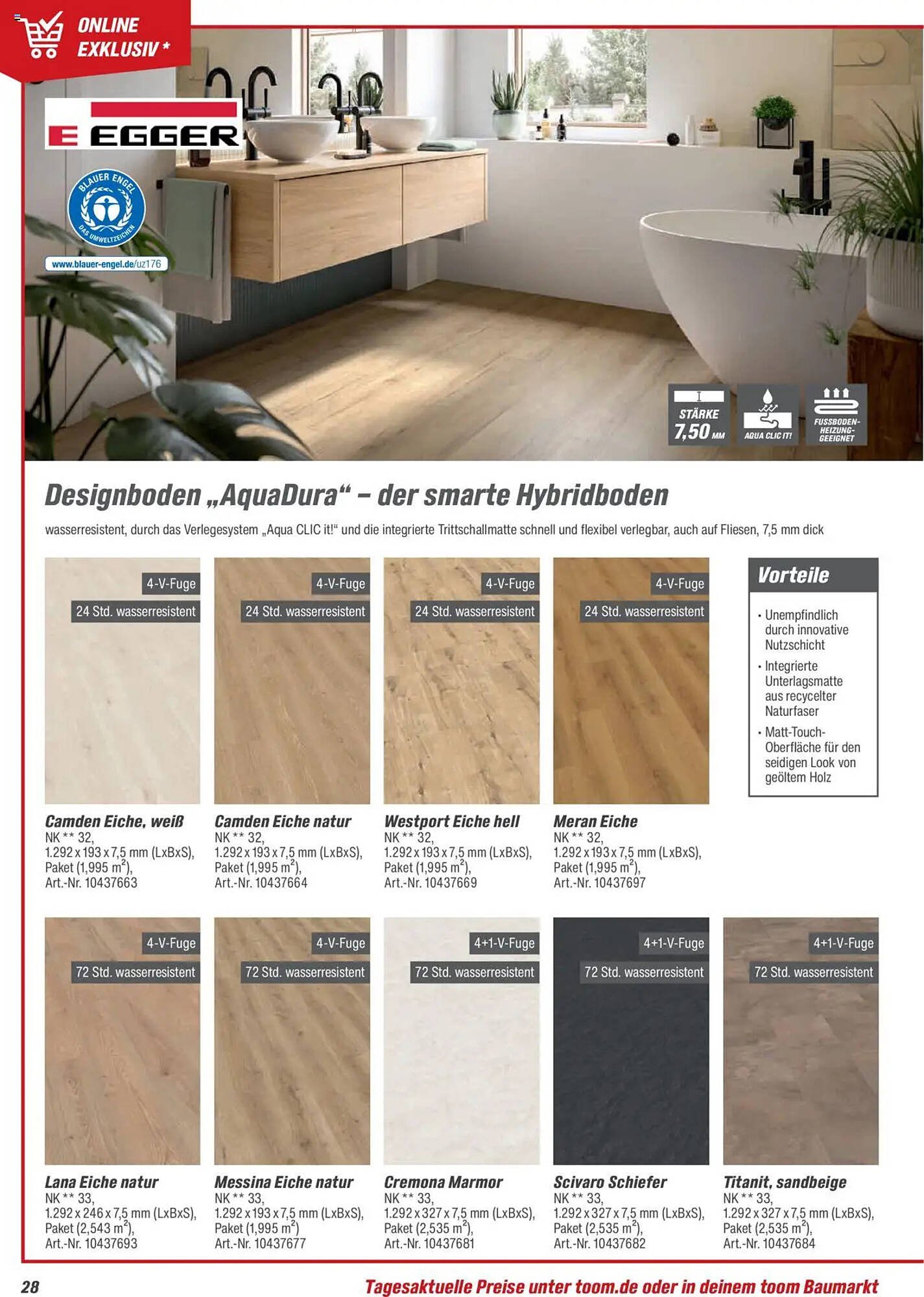 toom Baumarkt Prospekt (2025-08-21 - 2025-12-31) | 28