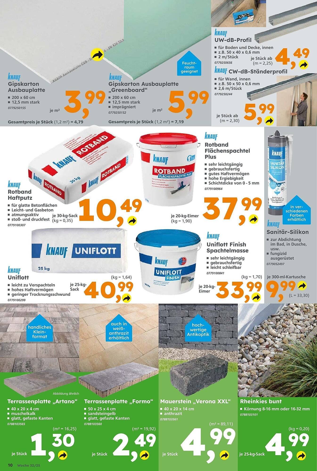 Globus Baumarkt Prospekt (2025-08-03 - 2025-08-09) | 10