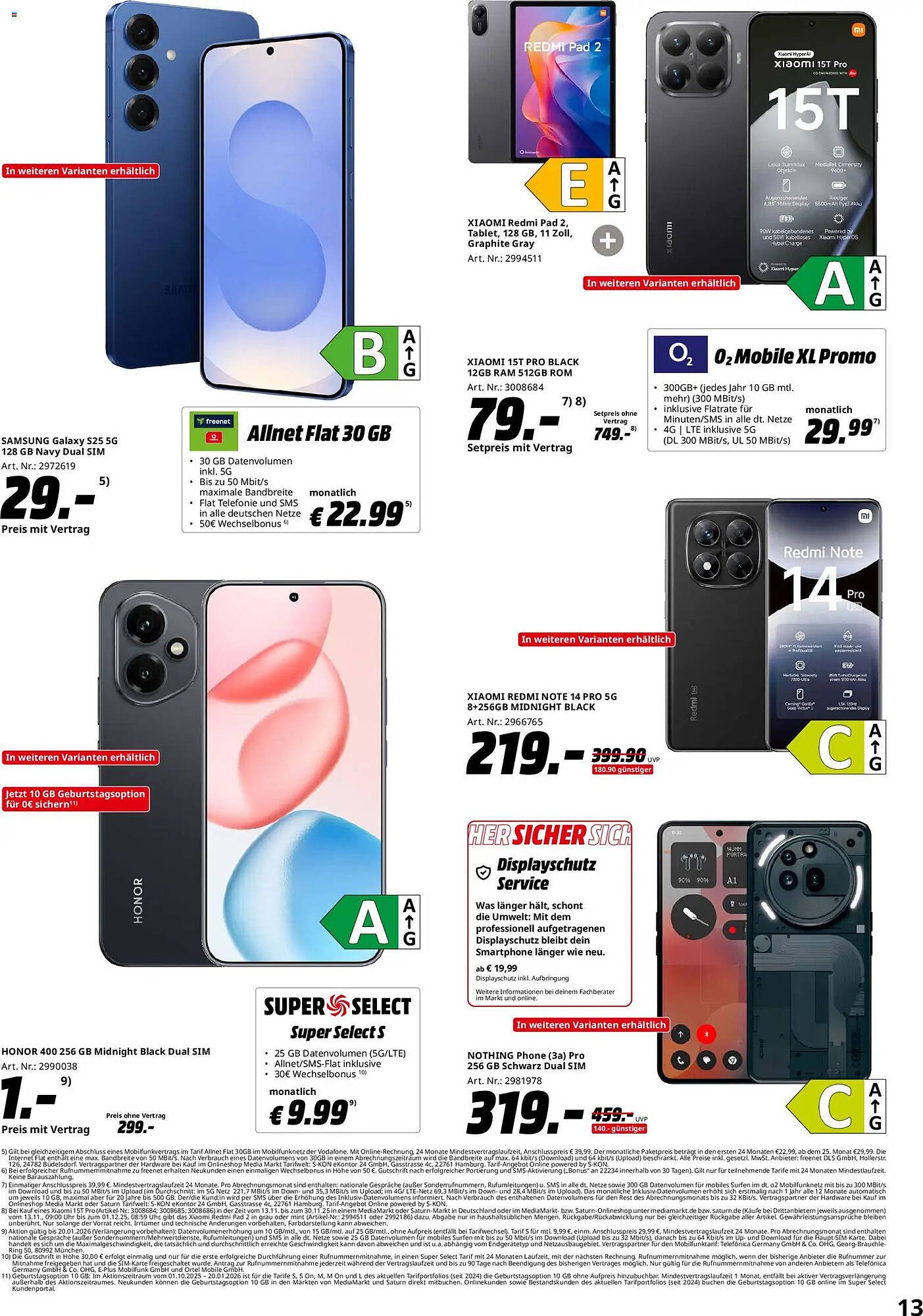 Saturn Prospekt (2025-11-13 - 2025-11-27)