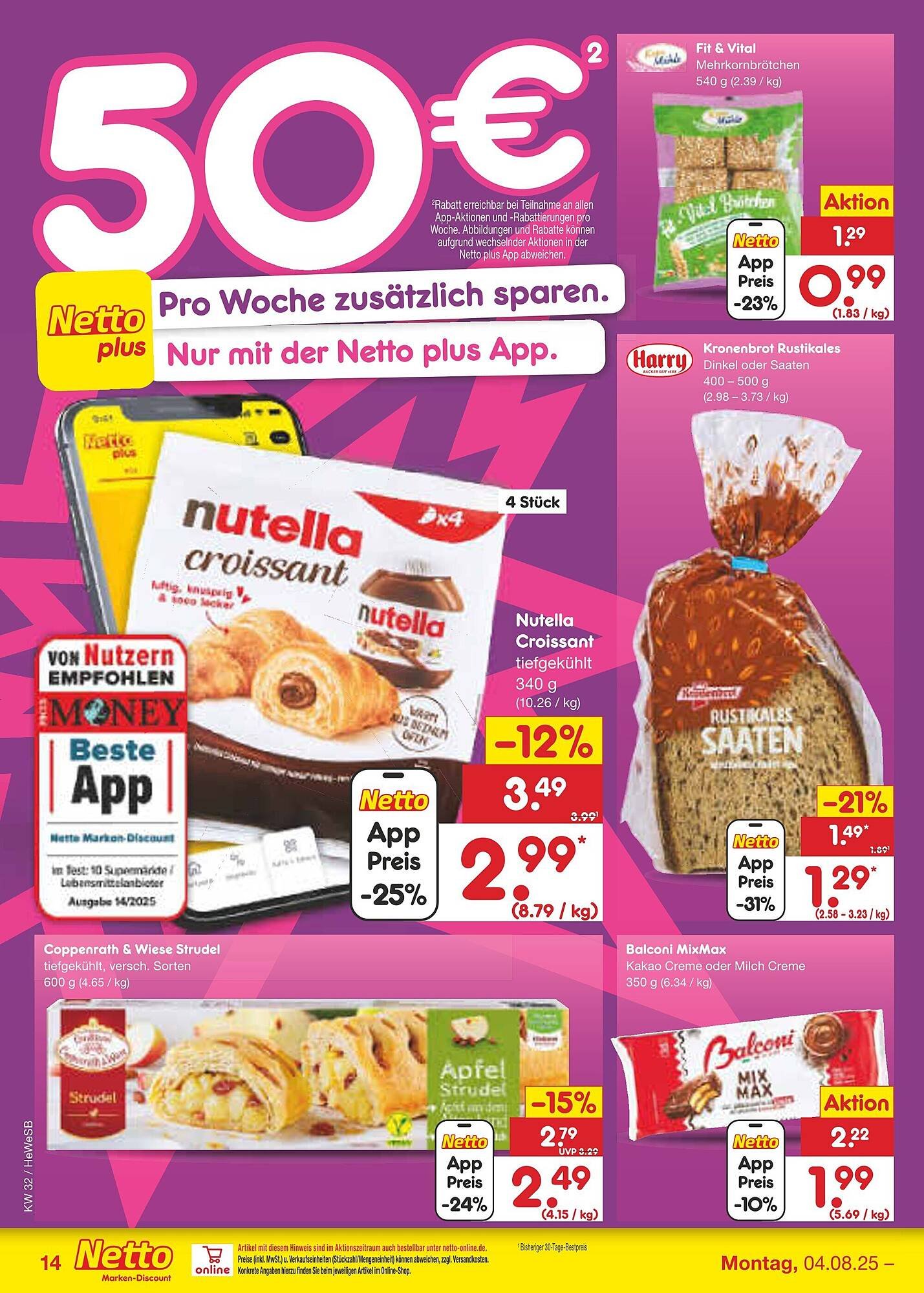 Netto Marken-Discount Prospekt (2025-08-04 - 2025-08-09)