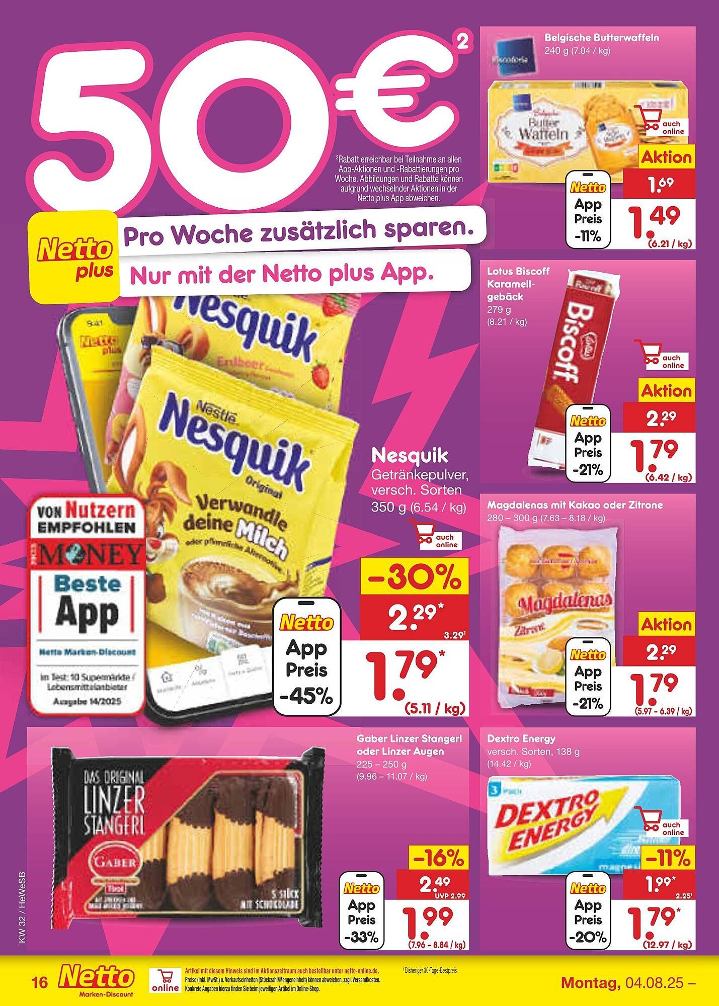 Netto Marken-Discount Prospekt (2025-08-04 - 2025-08-09)
