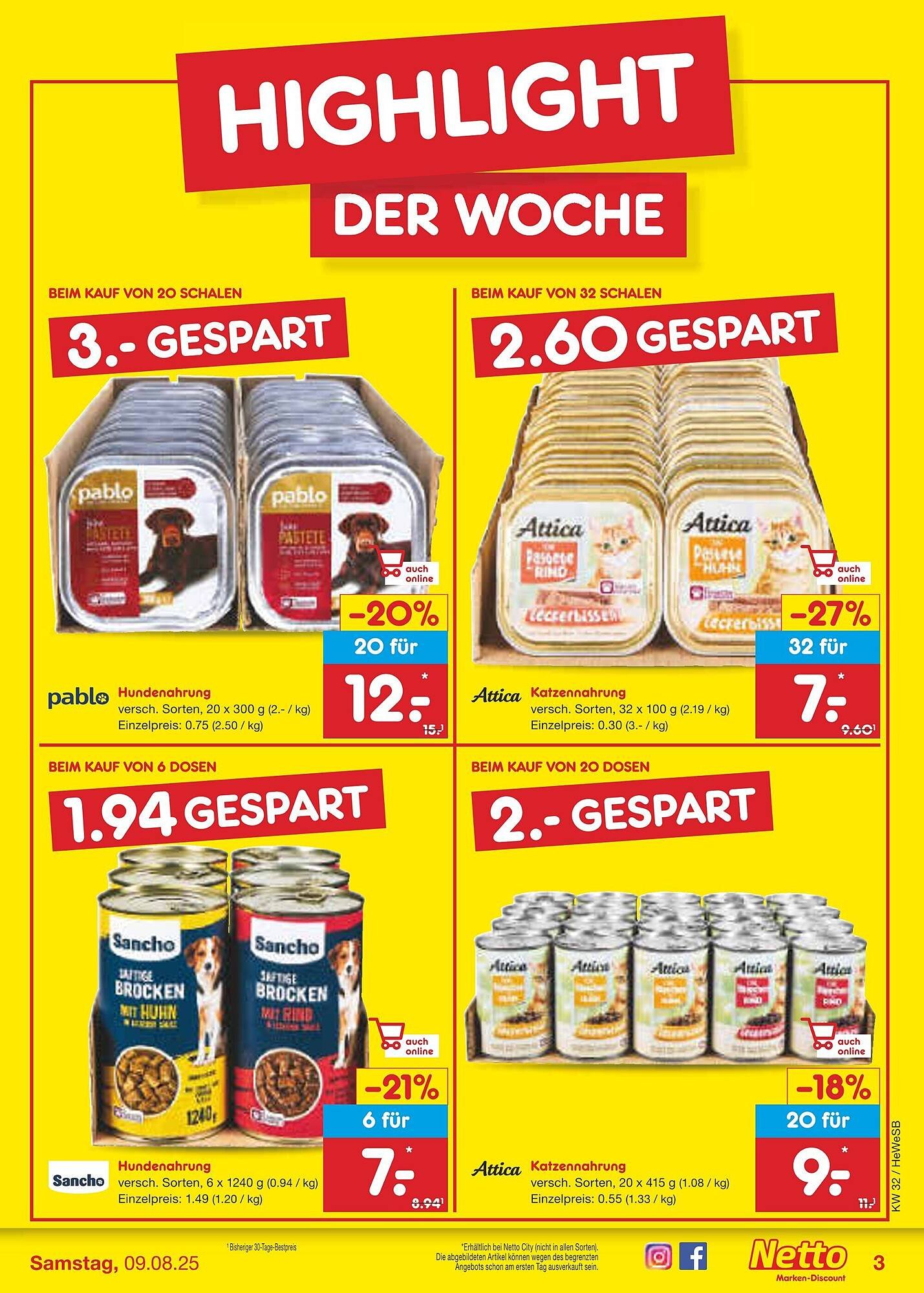 Netto Marken-Discount Prospekt (2025-08-04 - 2025-08-09)