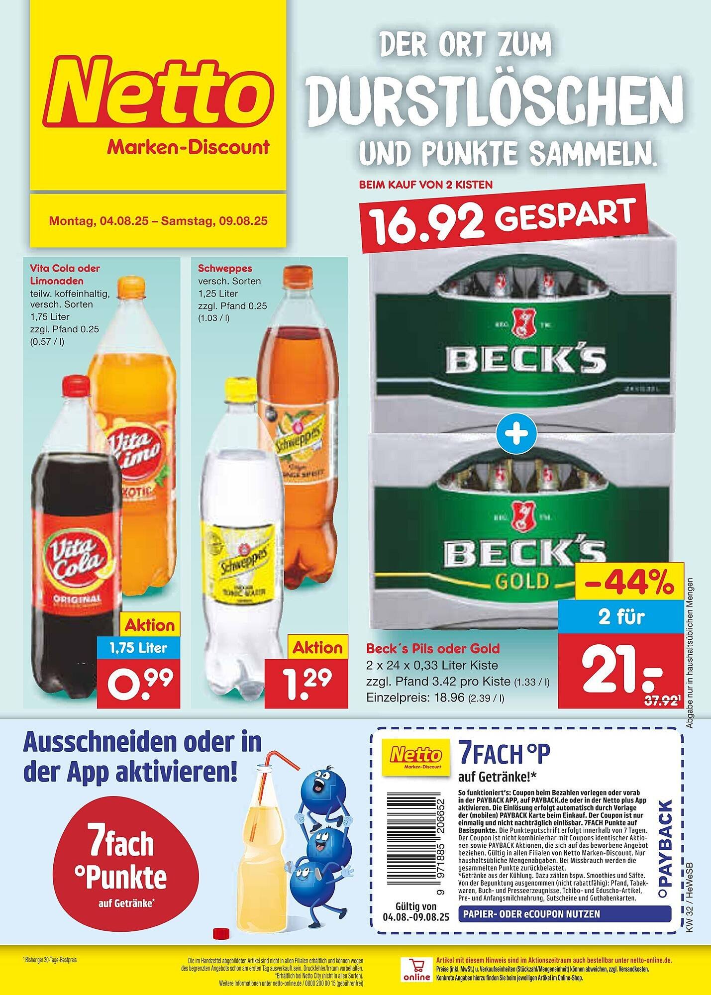 Netto Marken-Discount Prospekt (2025-08-04 - 2025-08-09)