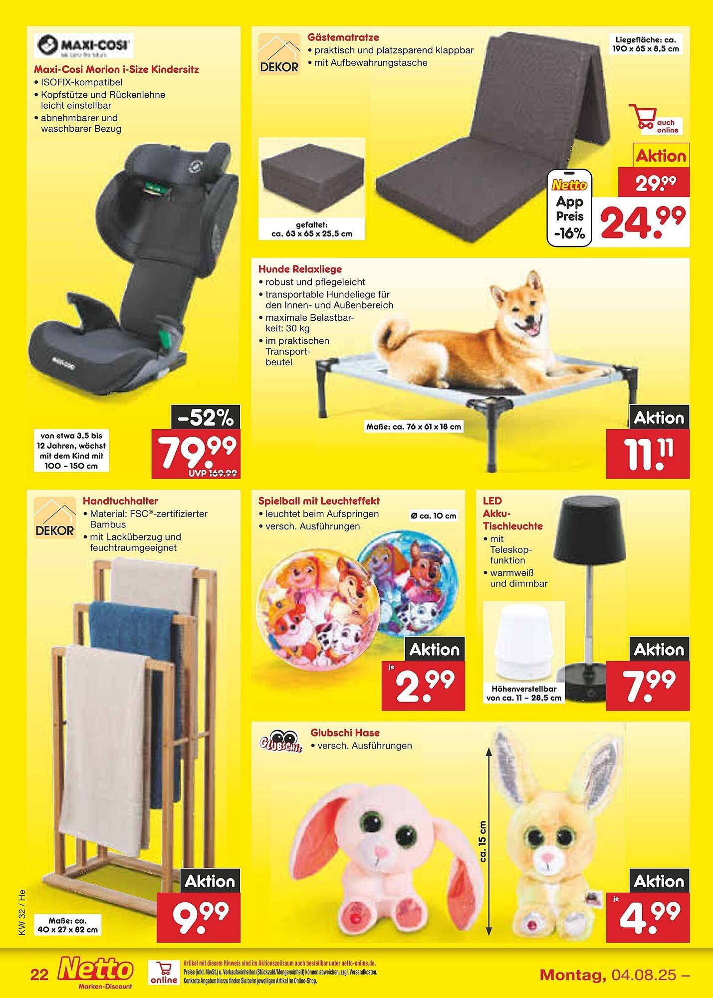 Netto Marken-Discount Prospekt (2025-08-04 - 2025-08-09)