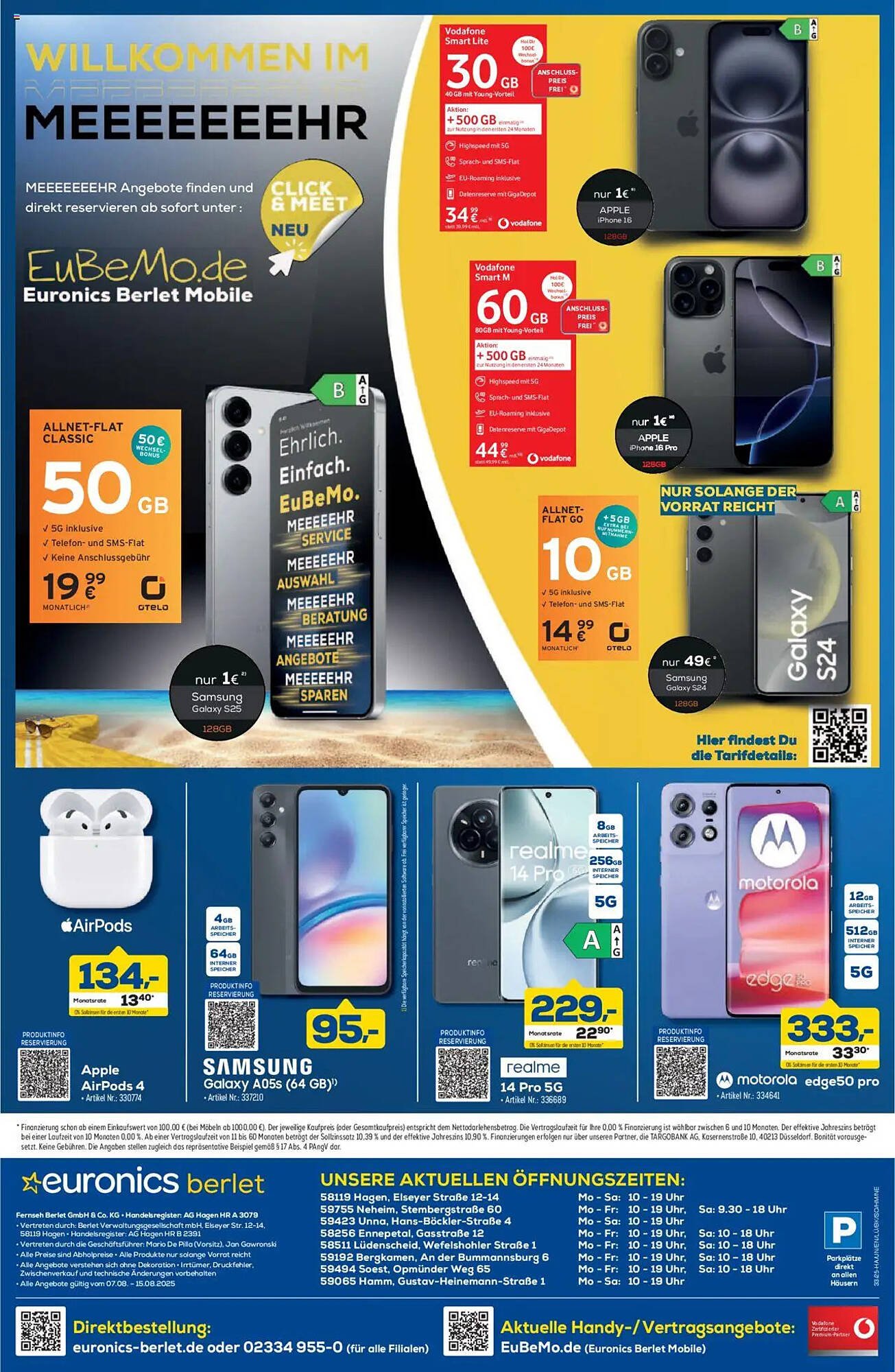 Euronics Prospekt (2025-08-06 - 2025-08-15) | 8