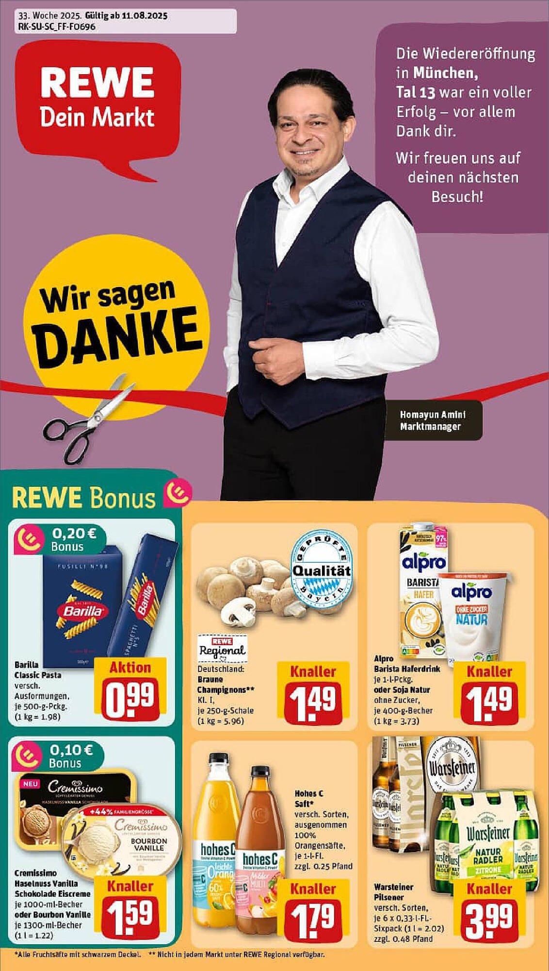 REWE Prospekt (2025-08-10 - 2025-08-17) | 1