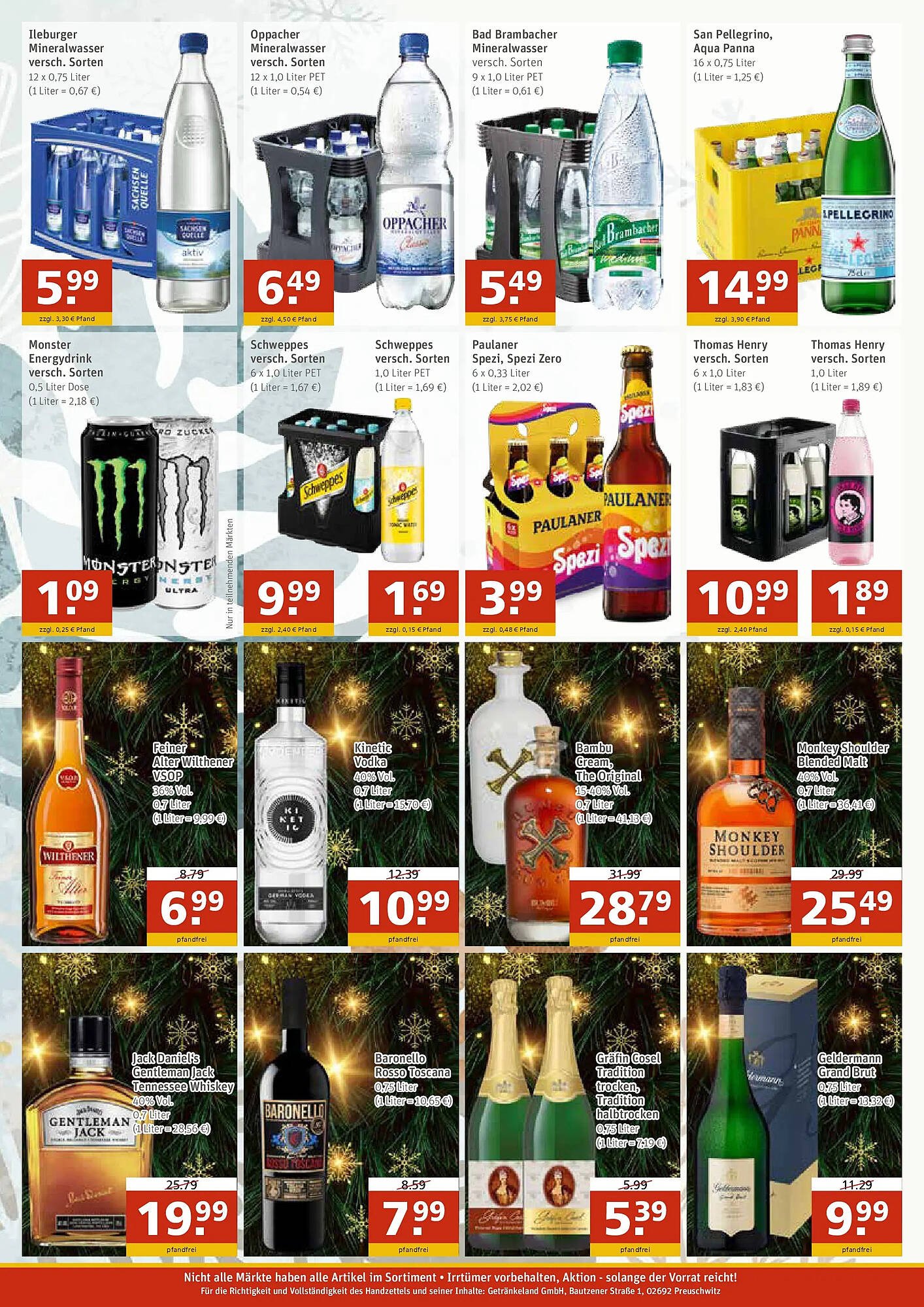 Getränkeland Prospekt (2025-12-14 - 2026-01-03)