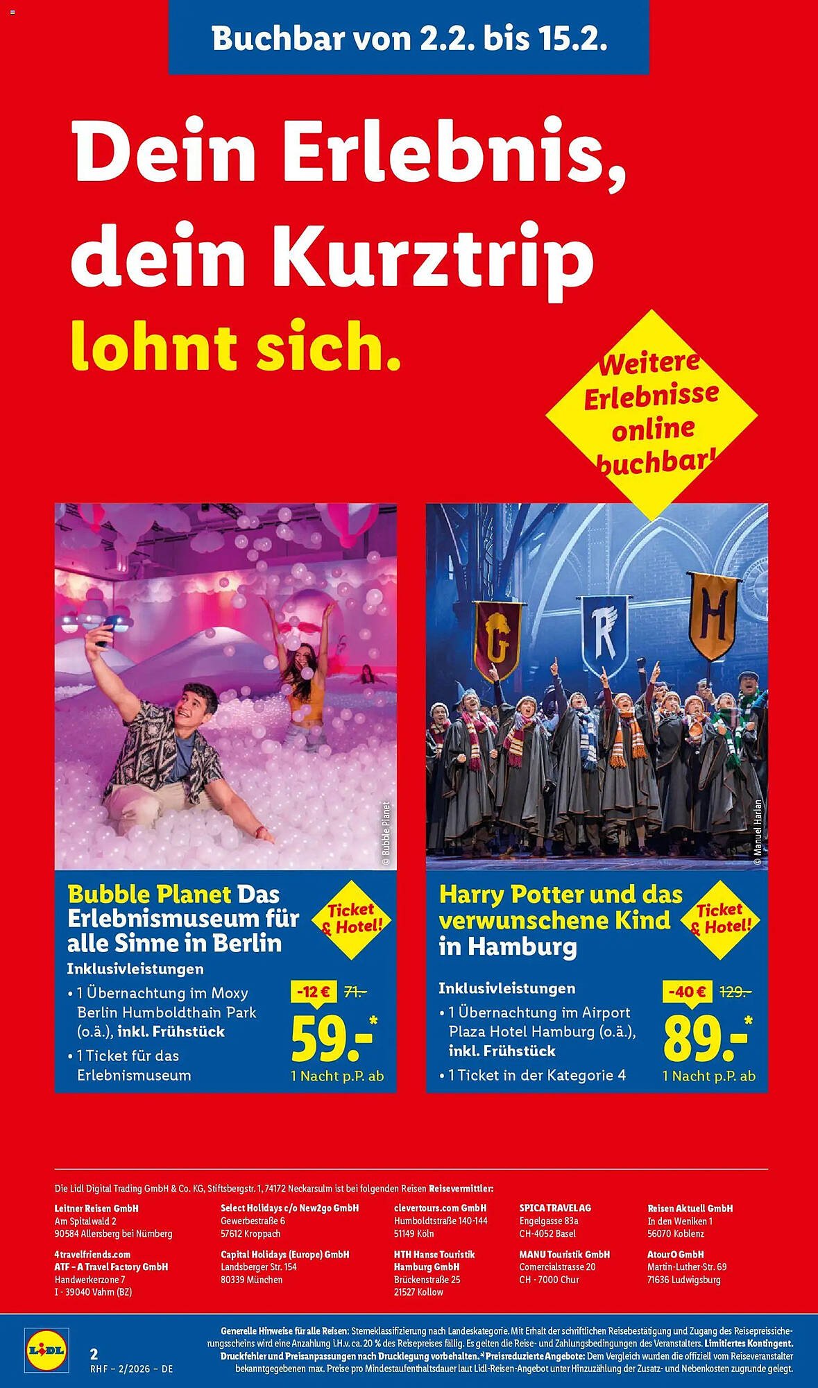Lidl Reisen Prospekt (2026-01-31 - 2026-02-28)