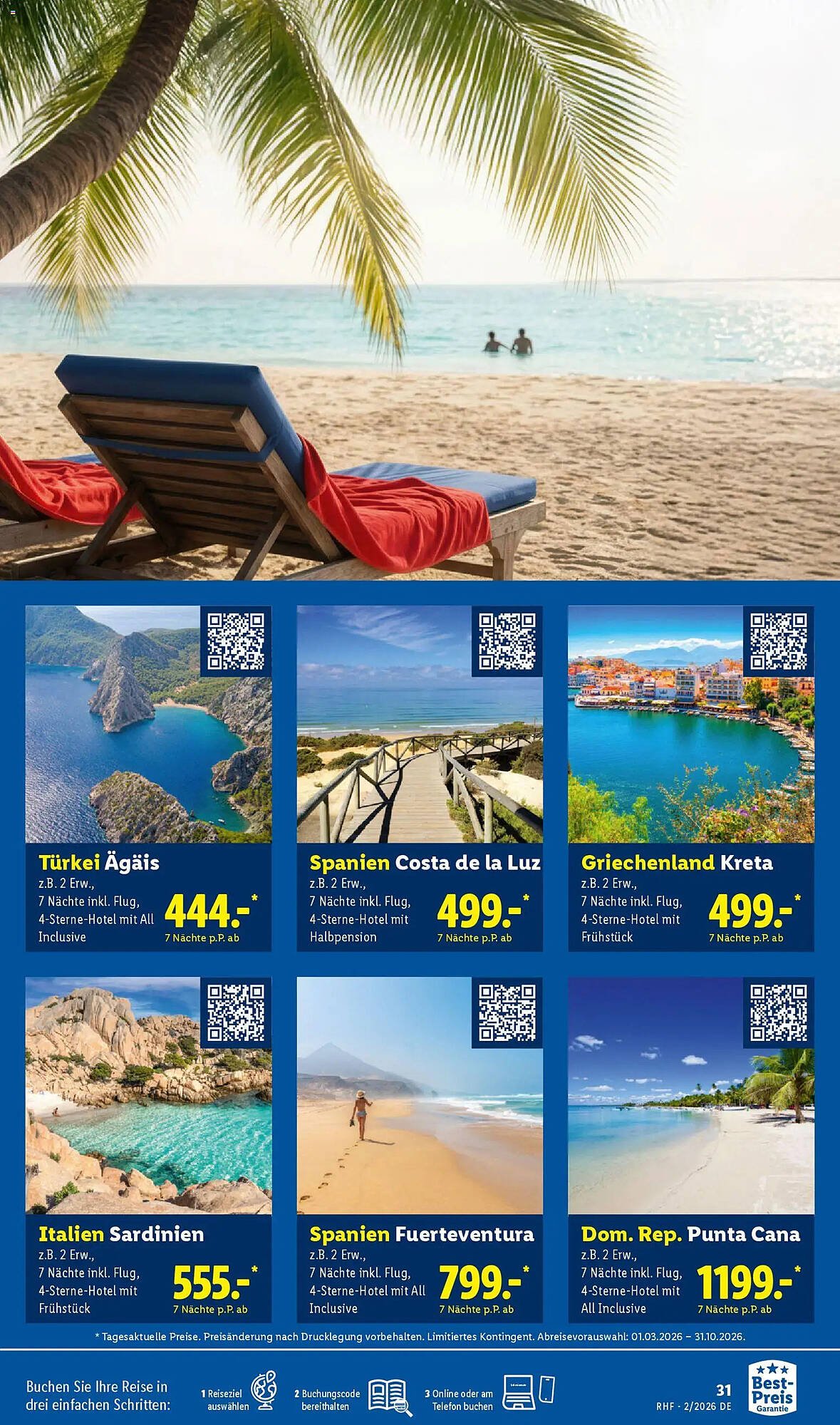 Lidl Reisen Prospekt (2026-01-31 - 2026-02-28)