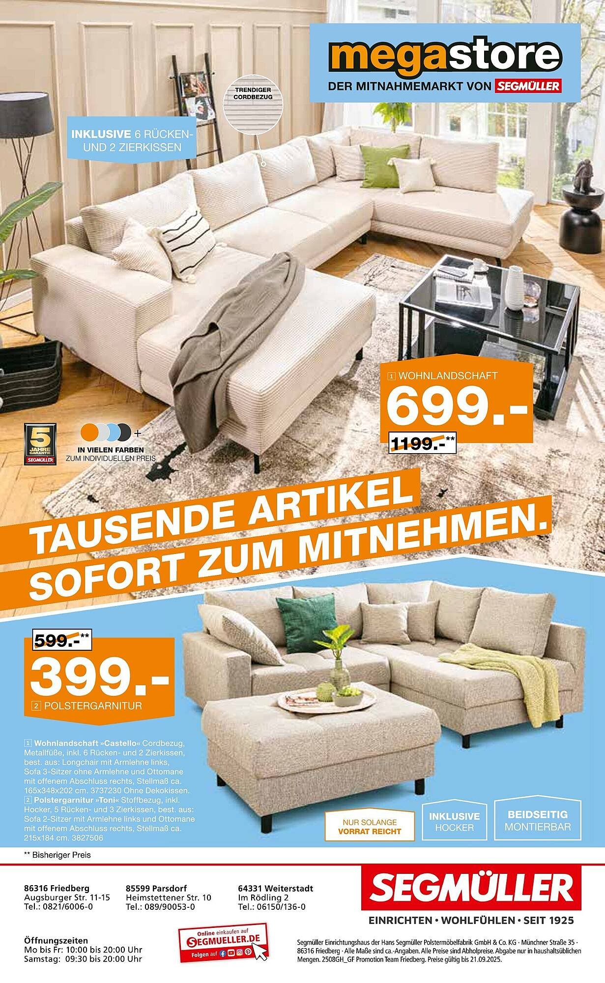 Segmüller Prospekt (2025-08-23 - 2025-09-21) | 48