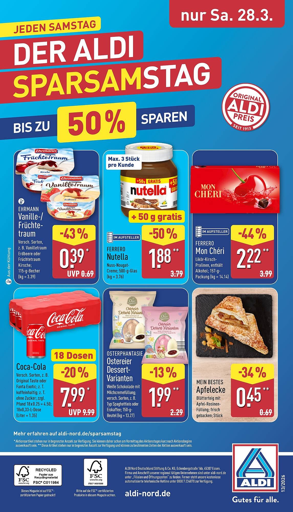 Aldi Nord Prospekt (2026-03-23 - 2026-03-28)