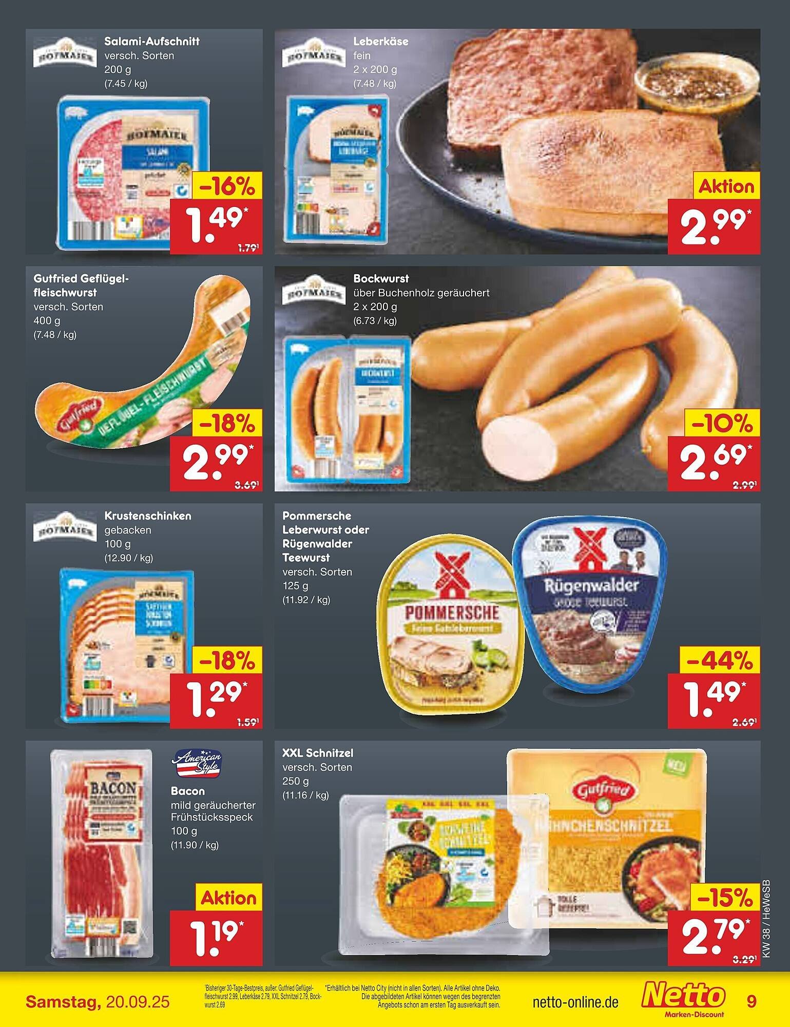 Netto Marken-Discount Prospekt (2025-09-15 - 2025-09-20) | 9