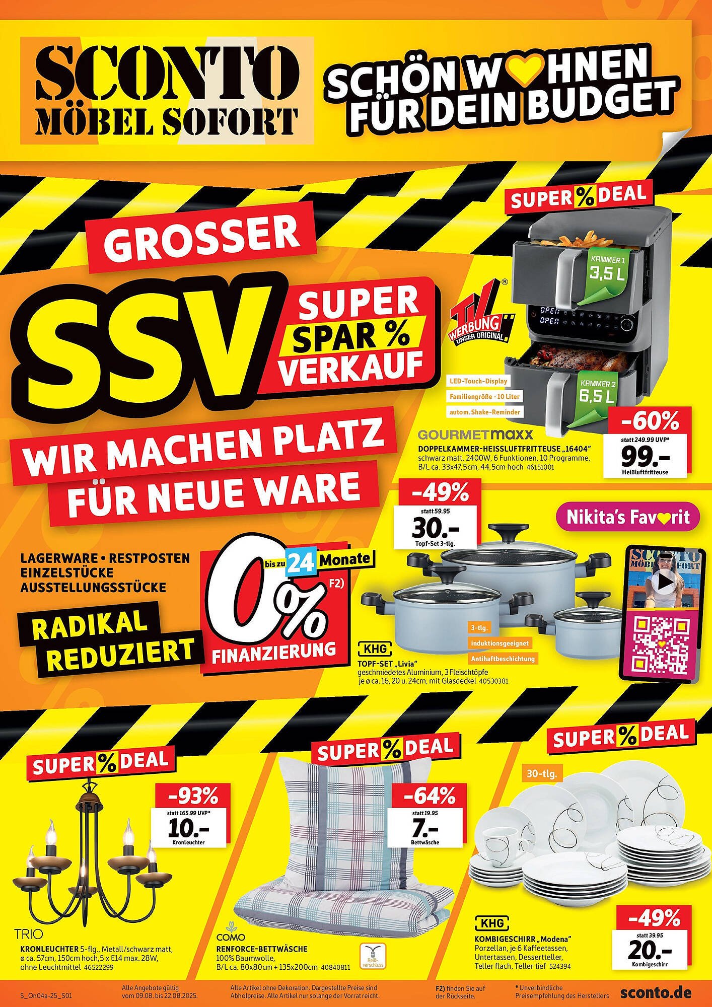 SCONTO Prospekt (2025-08-09 - 2025-08-22) | 1