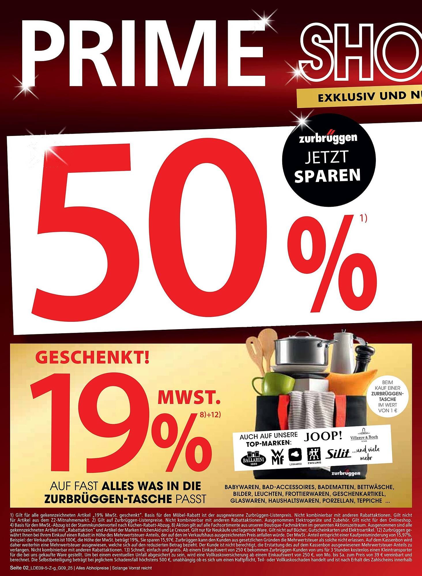 Zurbrüggen Prospekt (2025-09-13 - 2025-09-20) | 2
