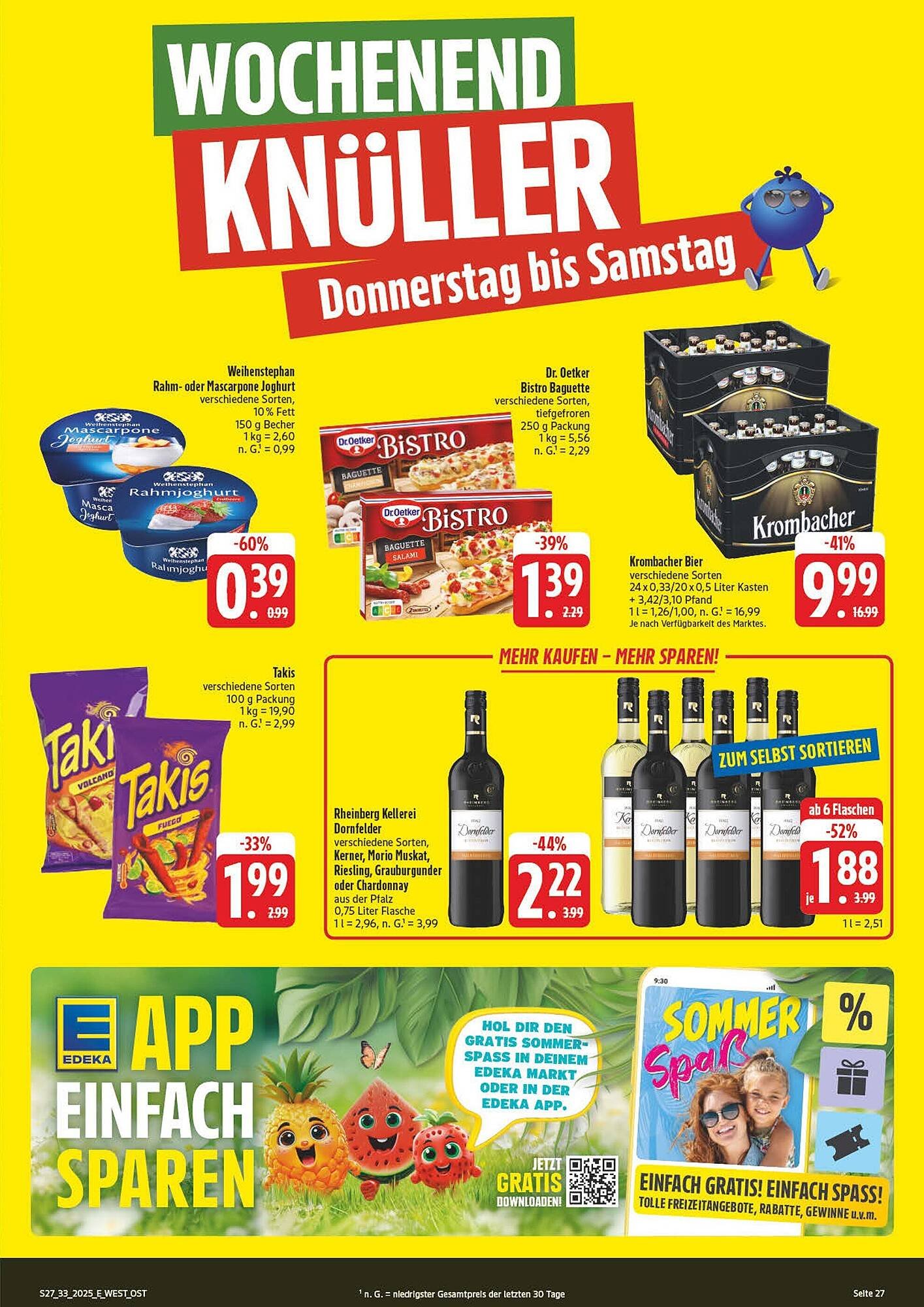 Edeka Prospekt (2025-08-11 - 2025-08-16) | 27