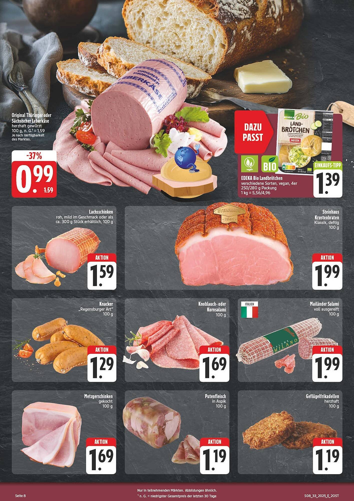 Edeka Prospekt (2025-08-11 - 2025-08-16) | 8