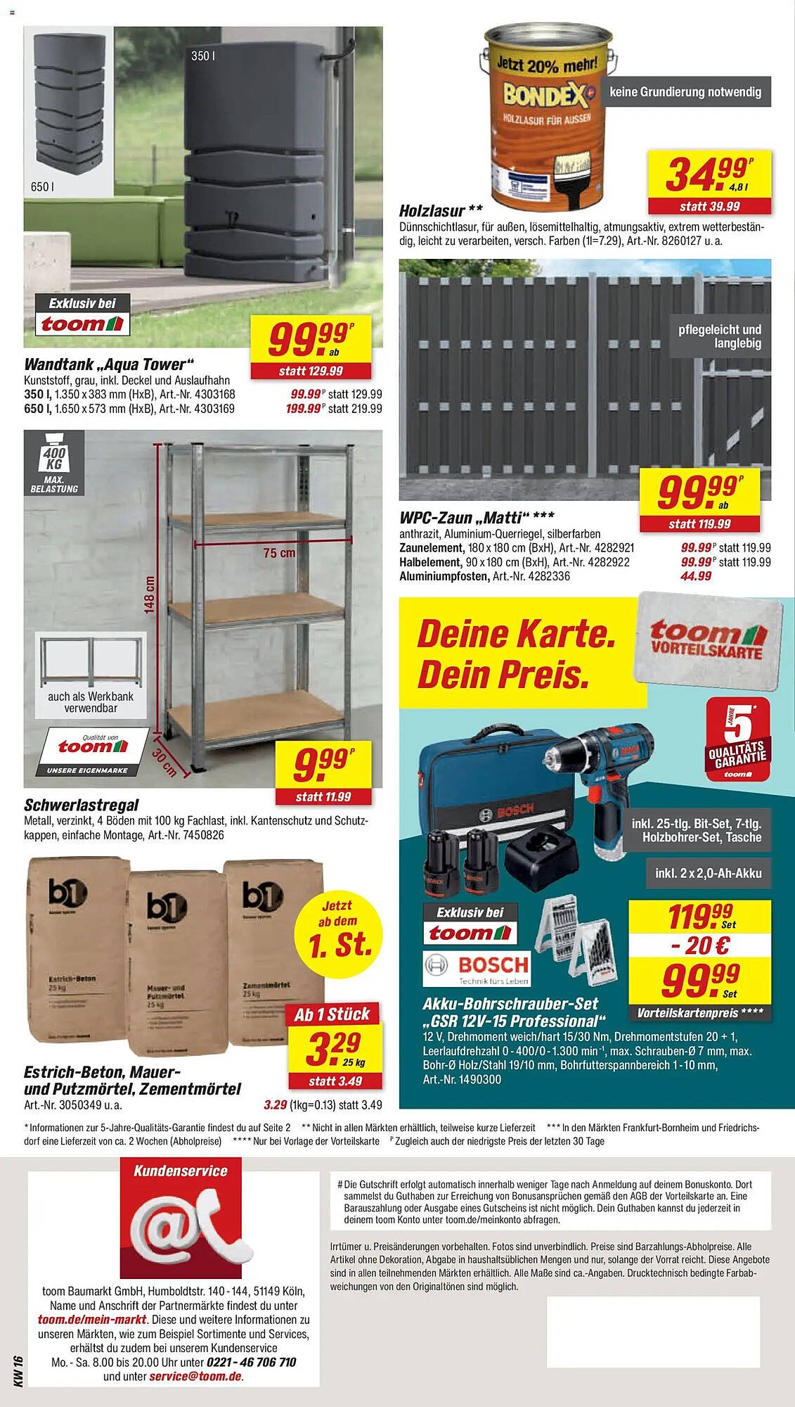 Toom Baumarkt Prospekt