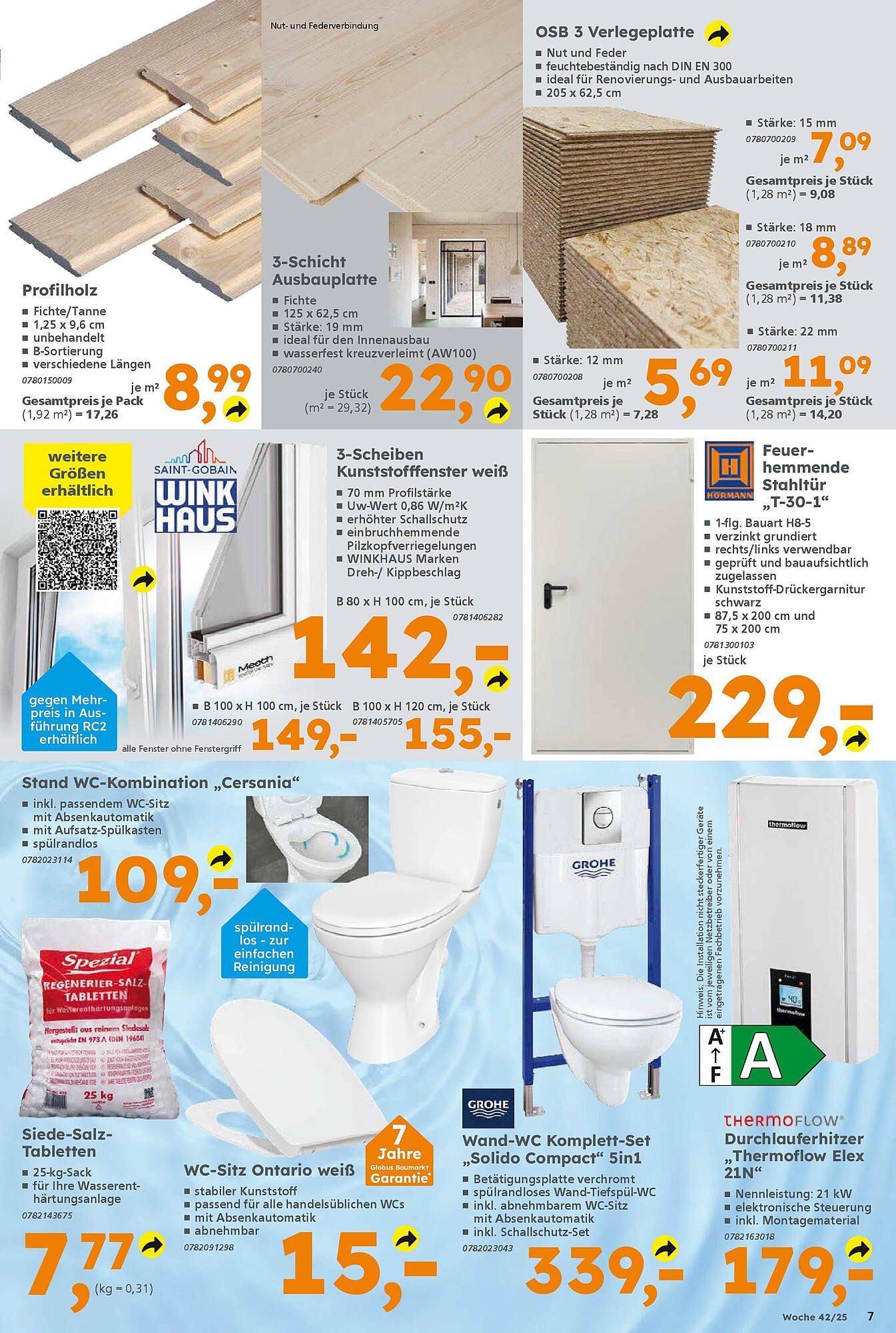 Globus Baumarkt Prospekt (2025-10-12 - 2025-10-18) | 7