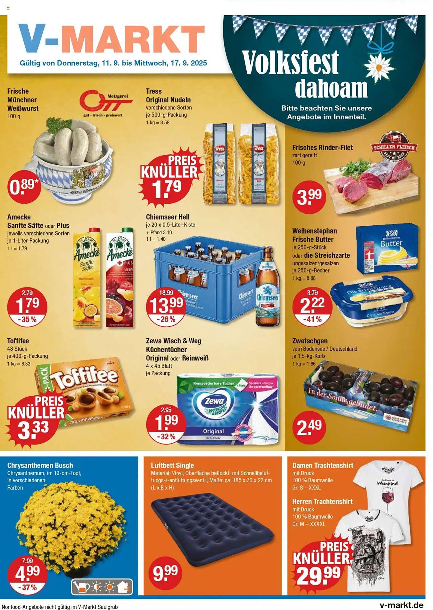 V Markt Prospekt (2025-09-11 - 2025-09-17) | 1