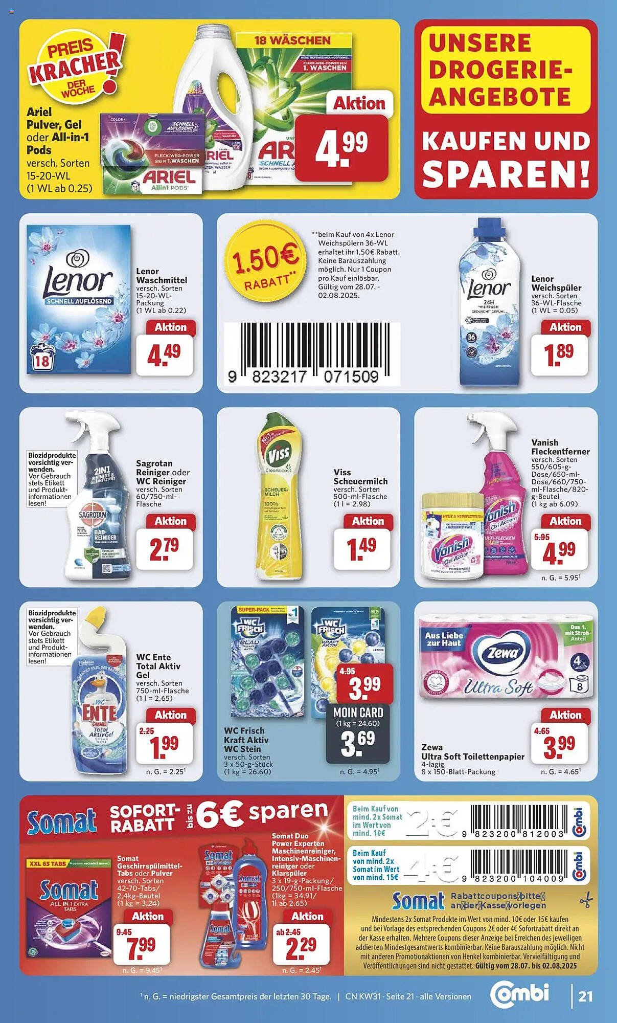 Combi Prospekt (2025-07-28 - 2025-08-02) | 28
