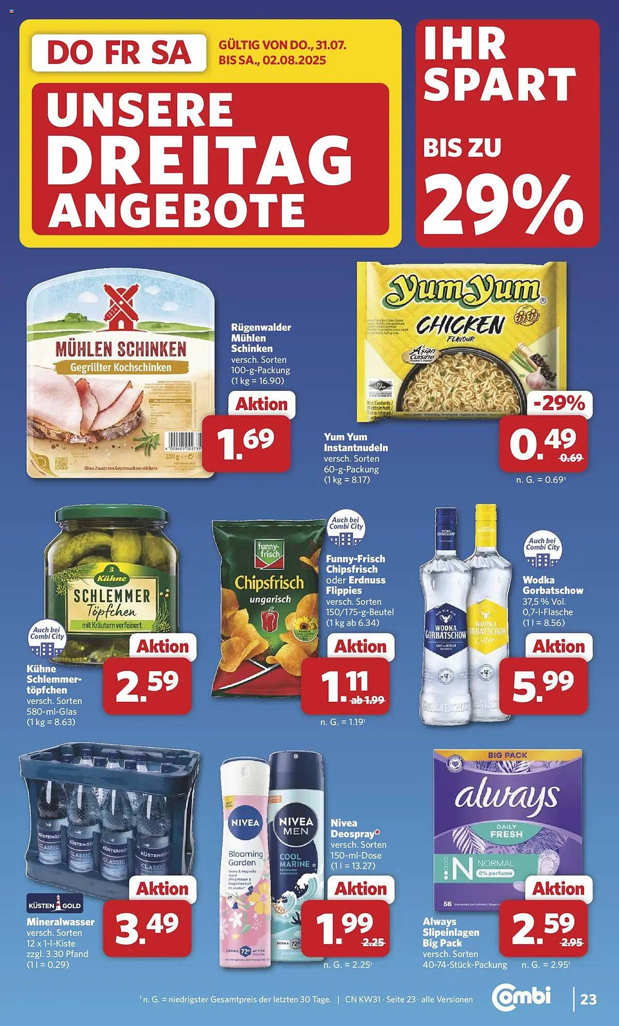 Combi Prospekt (2025-07-28 - 2025-08-02) | 31