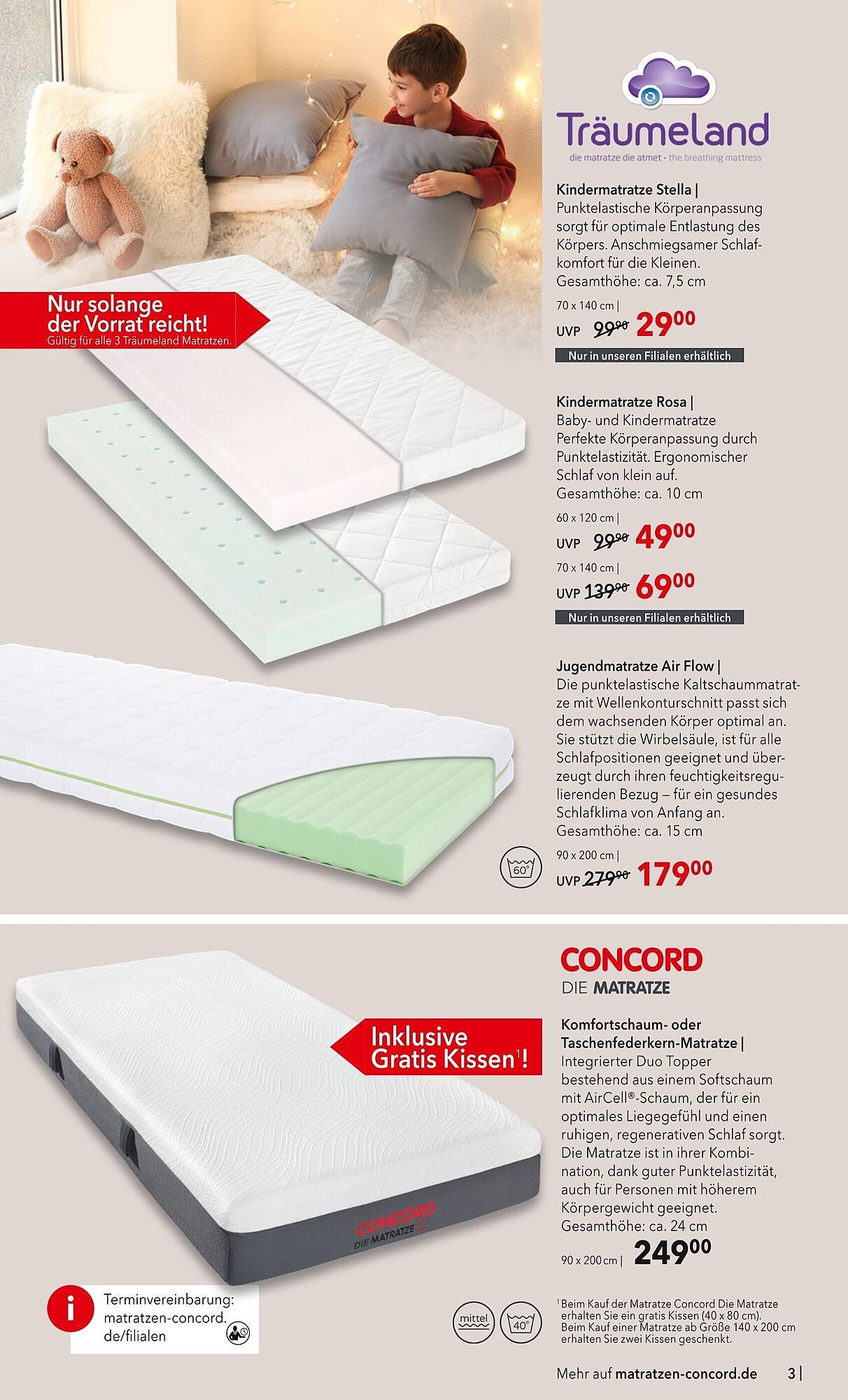 Matratzen Concord Prospekt