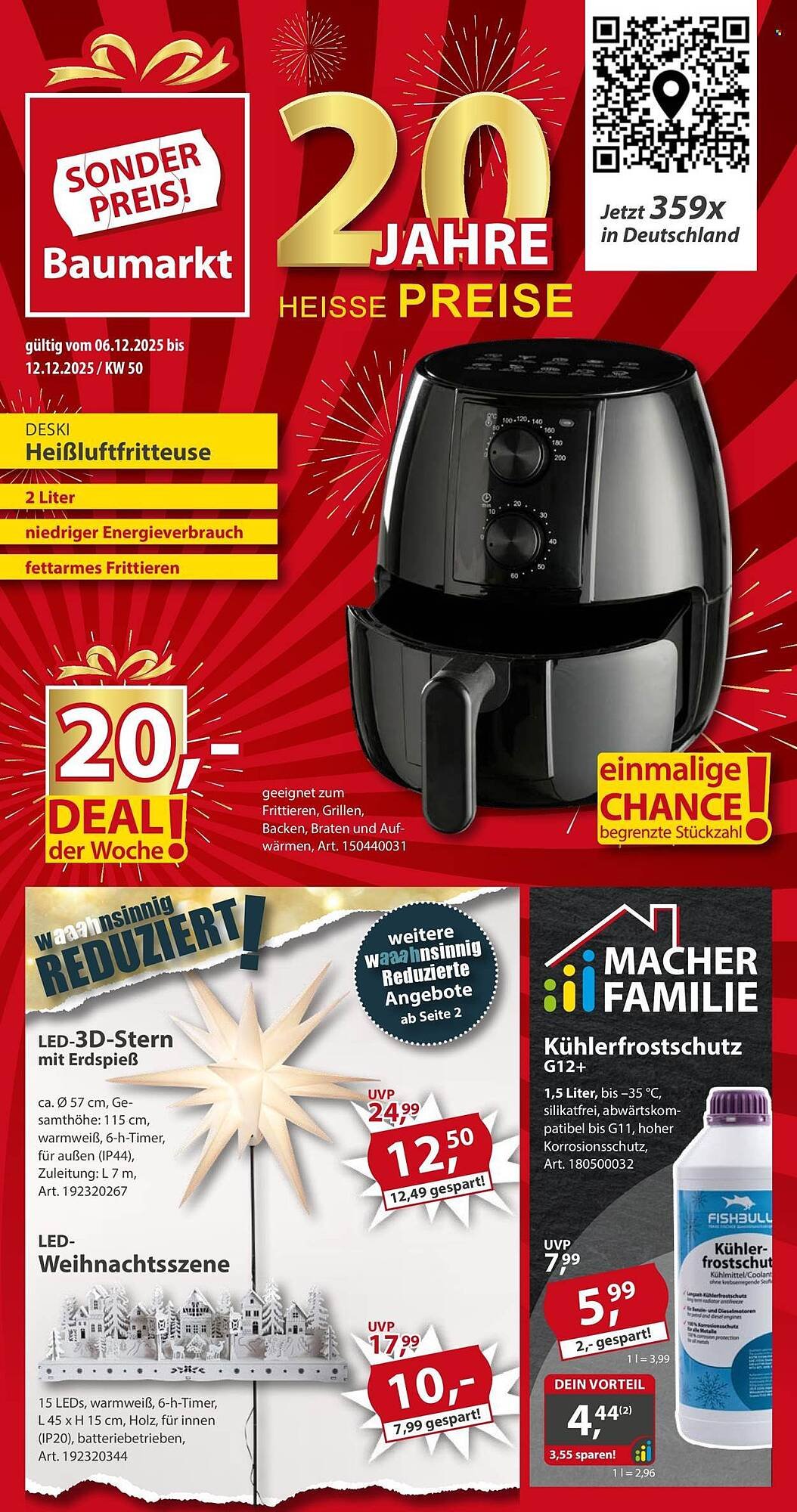 Sonderpreis Baumarkt Prospekt (2025-12-06 - 2025-12-12)