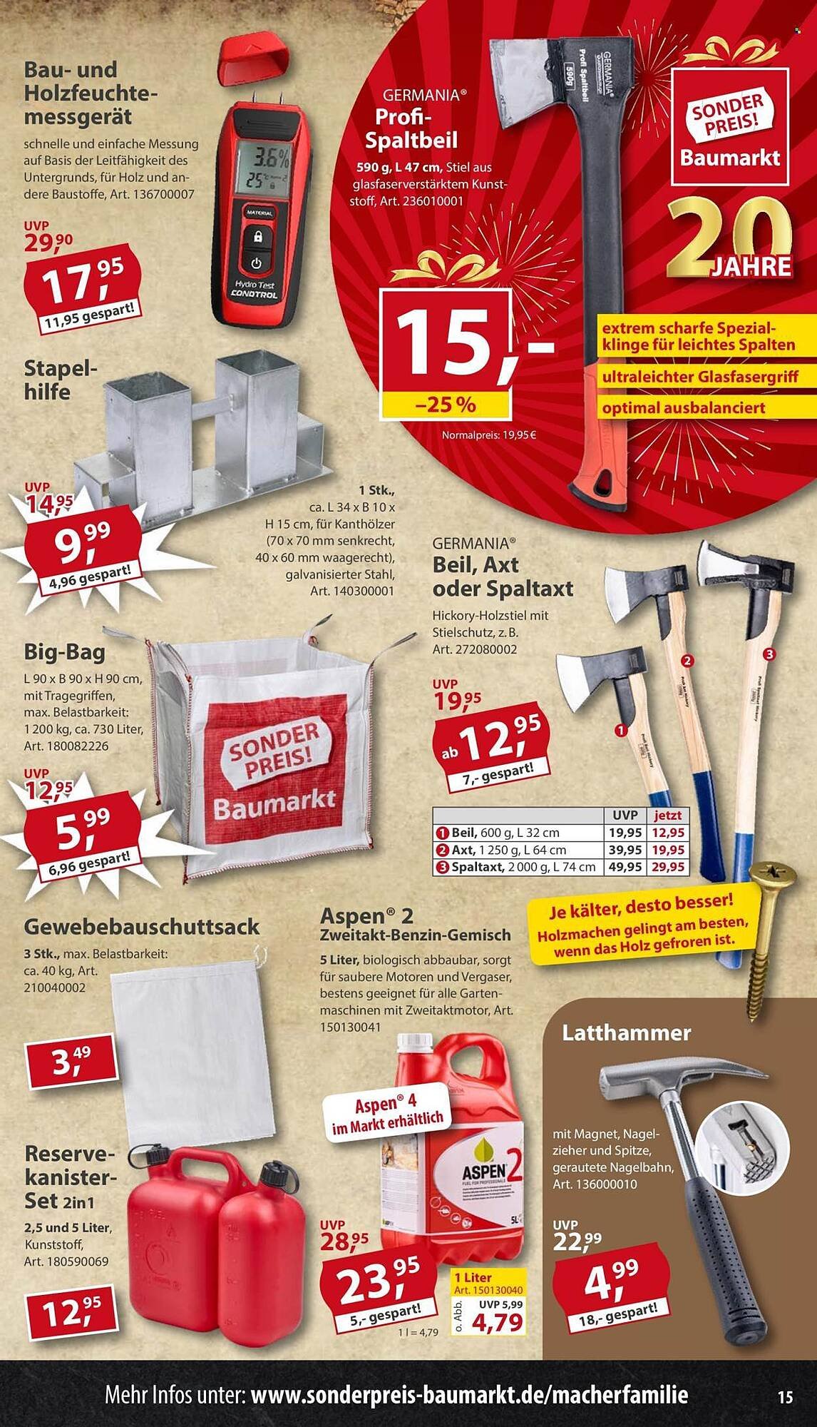 Sonderpreis Baumarkt Prospekt (2025-12-06 - 2025-12-12)