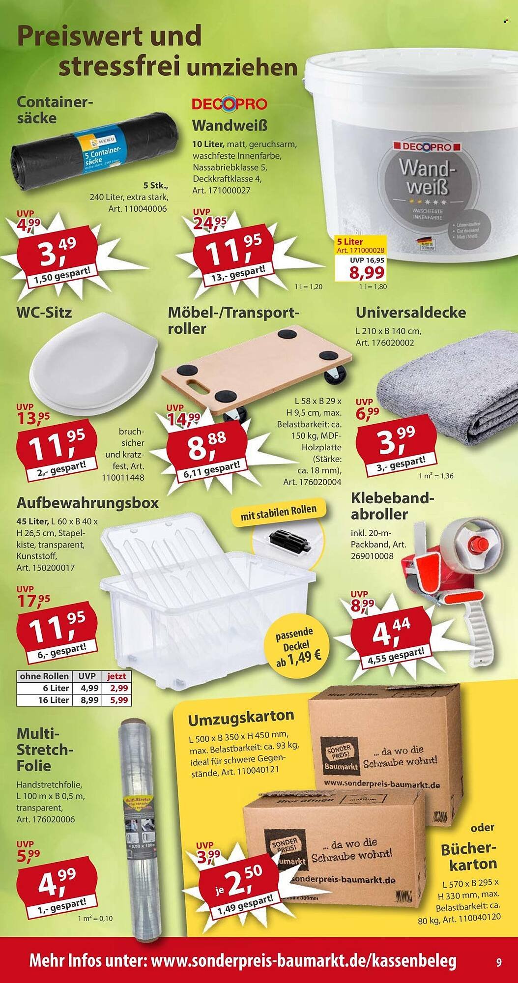 Sonderpreis Baumarkt Prospekt (2025-12-06 - 2025-12-12)