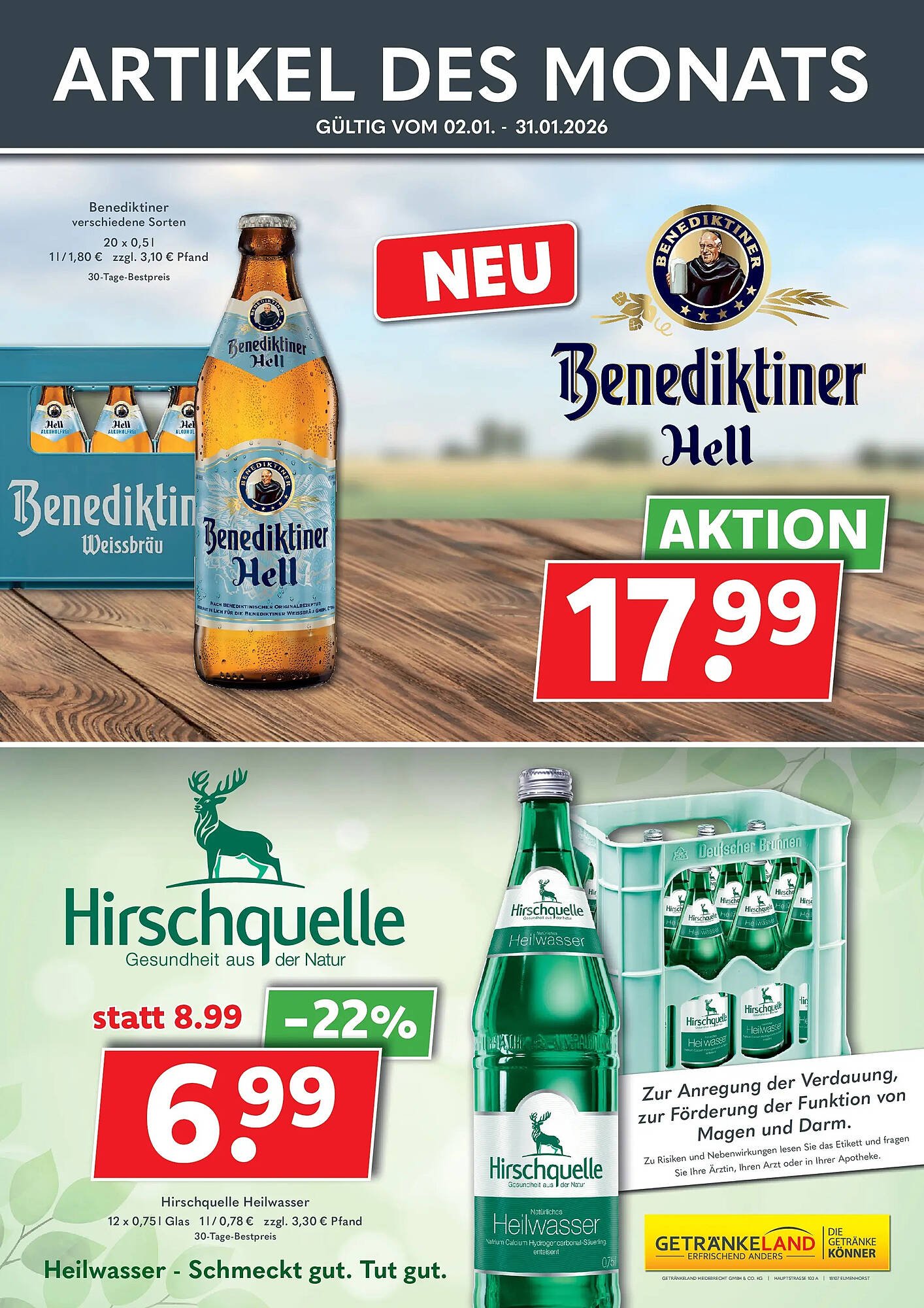 Getränkeland Prospekt (2026-01-04 - 2026-01-17)