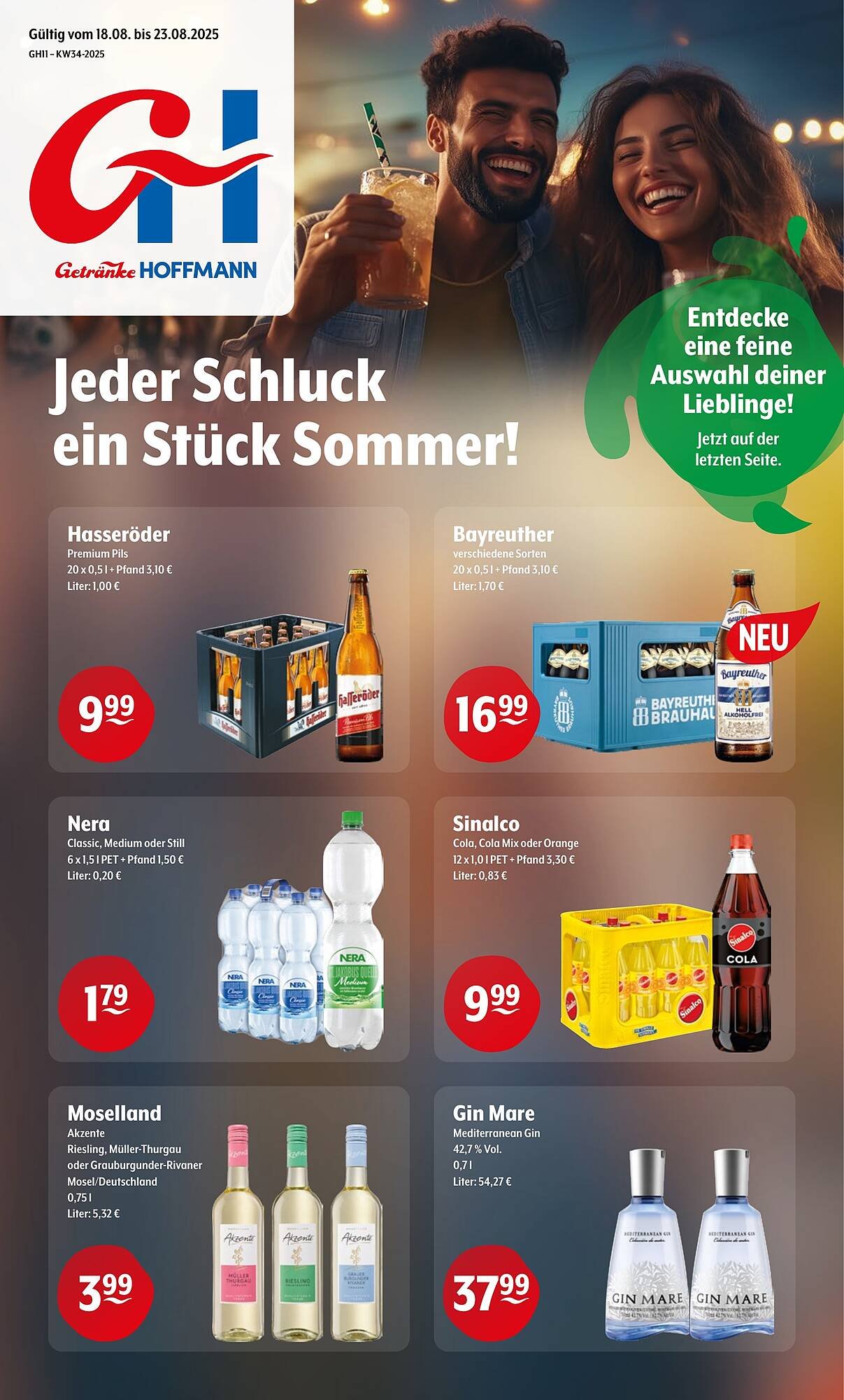 Trink und Spare Prospekt (2025-08-18 - 2025-08-23) | 1