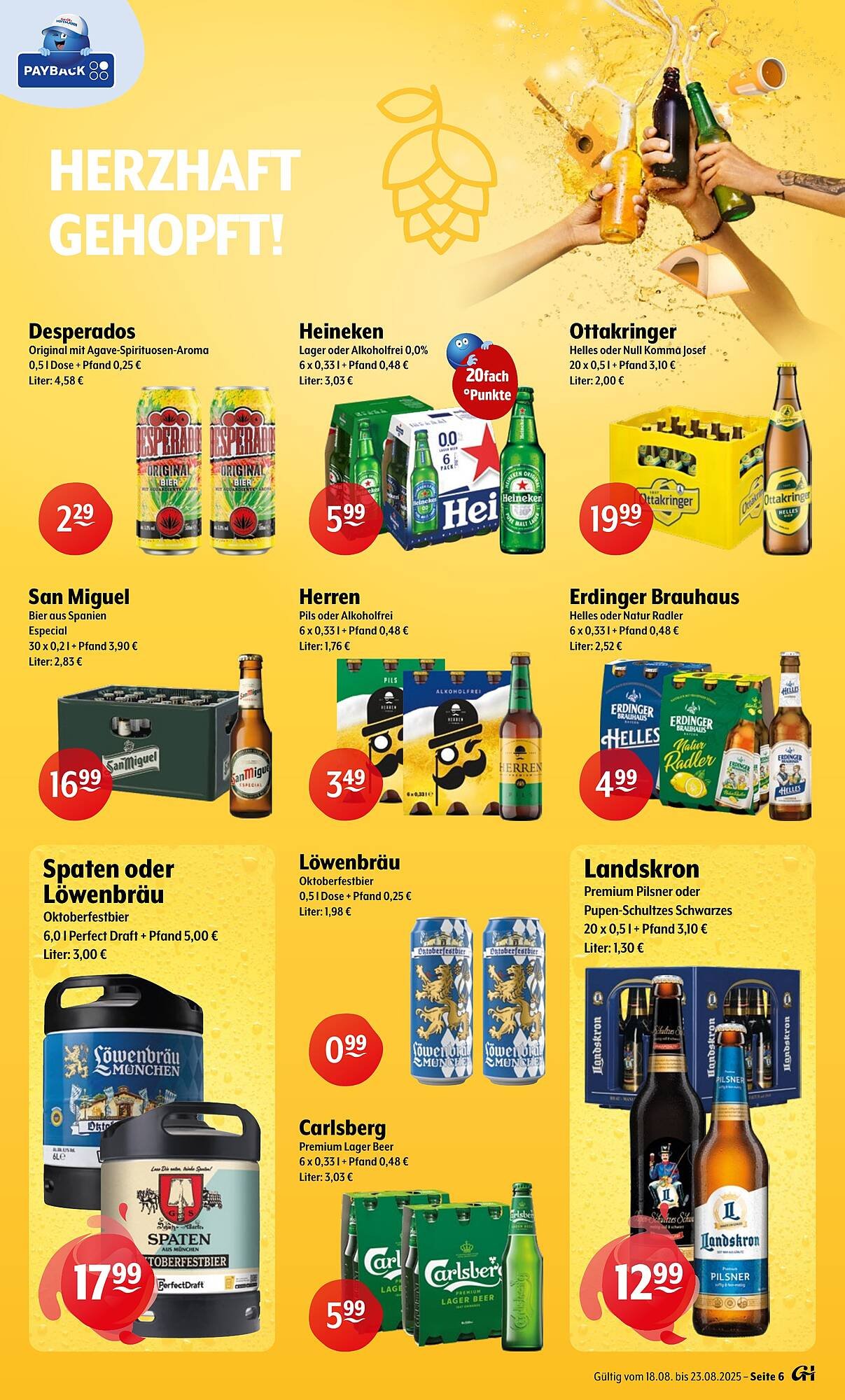 Trink und Spare Prospekt (2025-08-18 - 2025-08-23) | 6