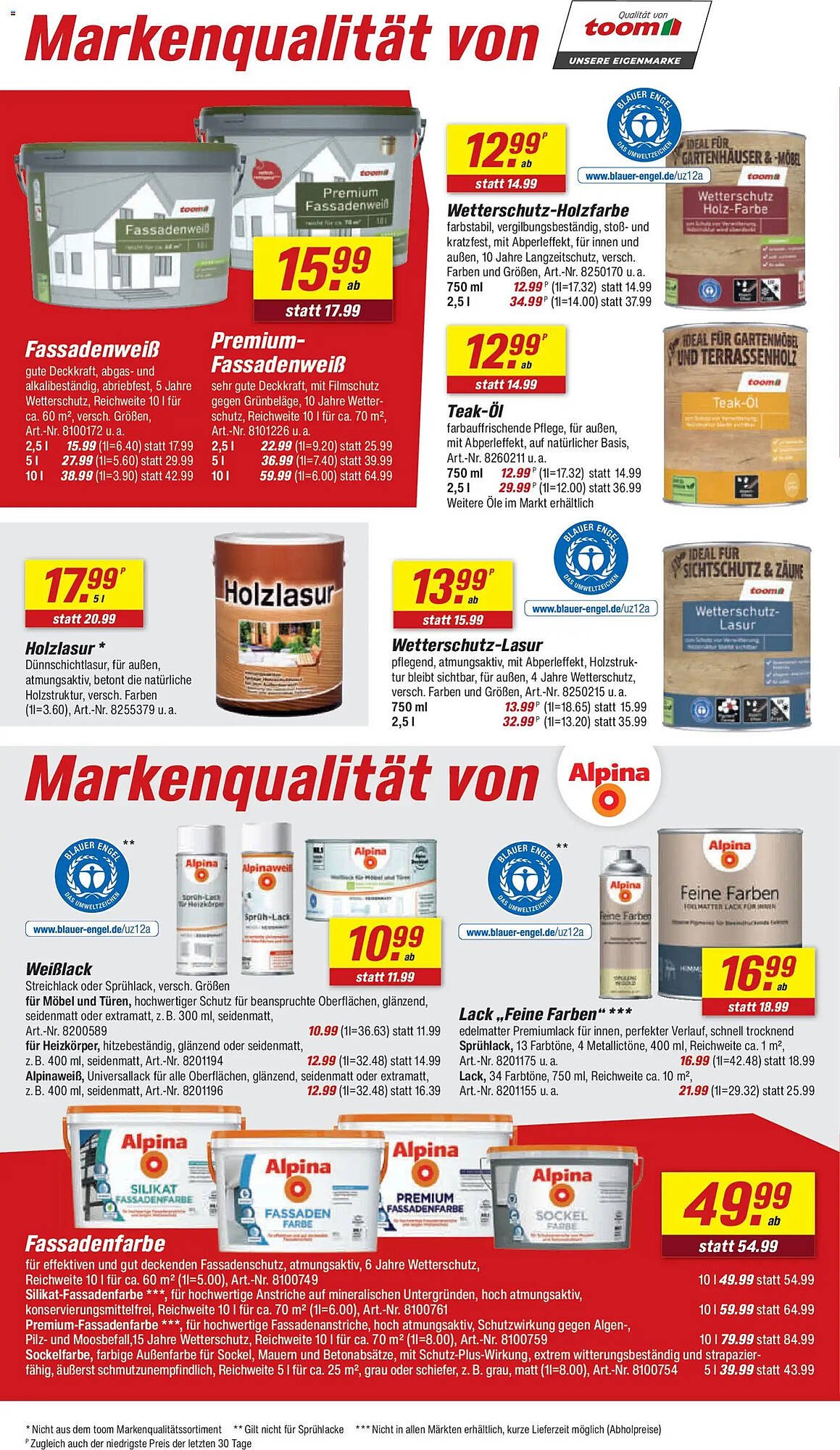 Toom Baumarkt Prospekt