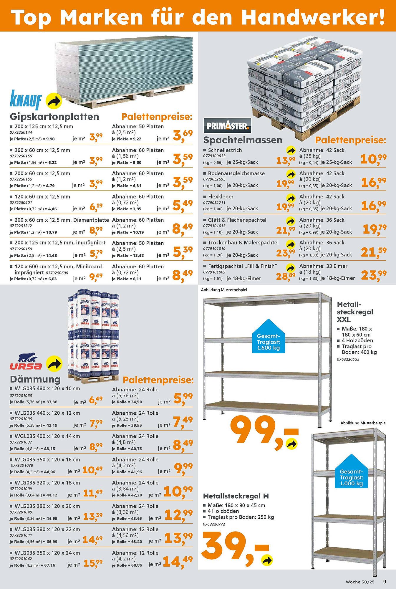 Globus Baumarkt Prospekt (2025-07-20 - 2025-07-26) | 9