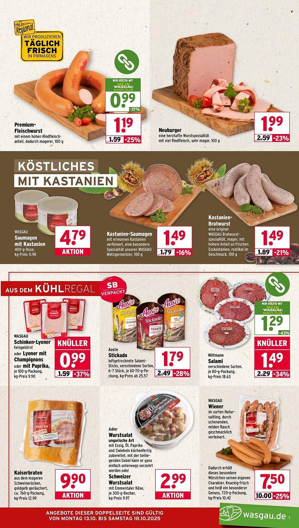 Wasgau Prospekt (2025-10-13 - 2025-10-18) | 7